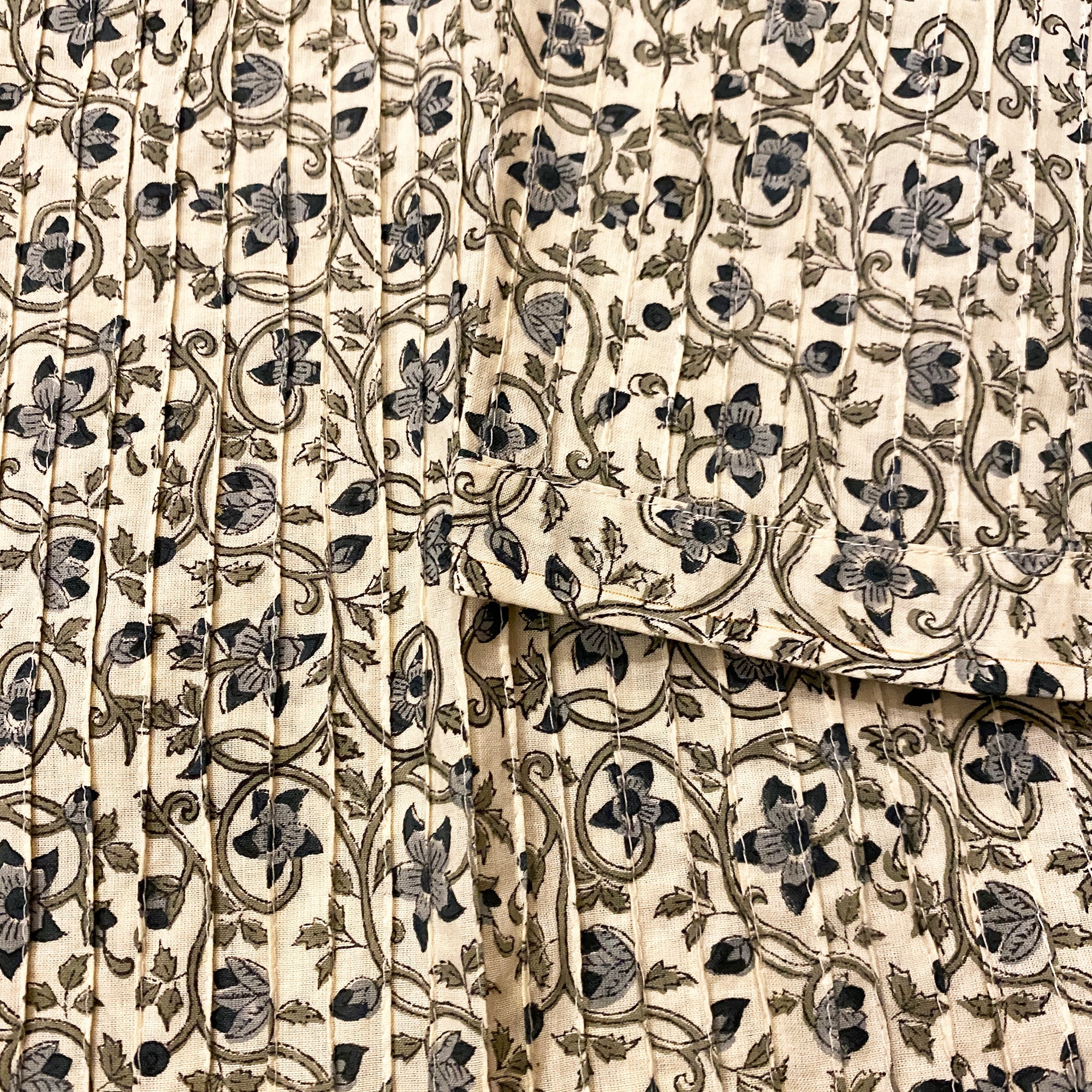 DB Block Print Top-6 Styles- Choose Size & Style - Vintage India NYC