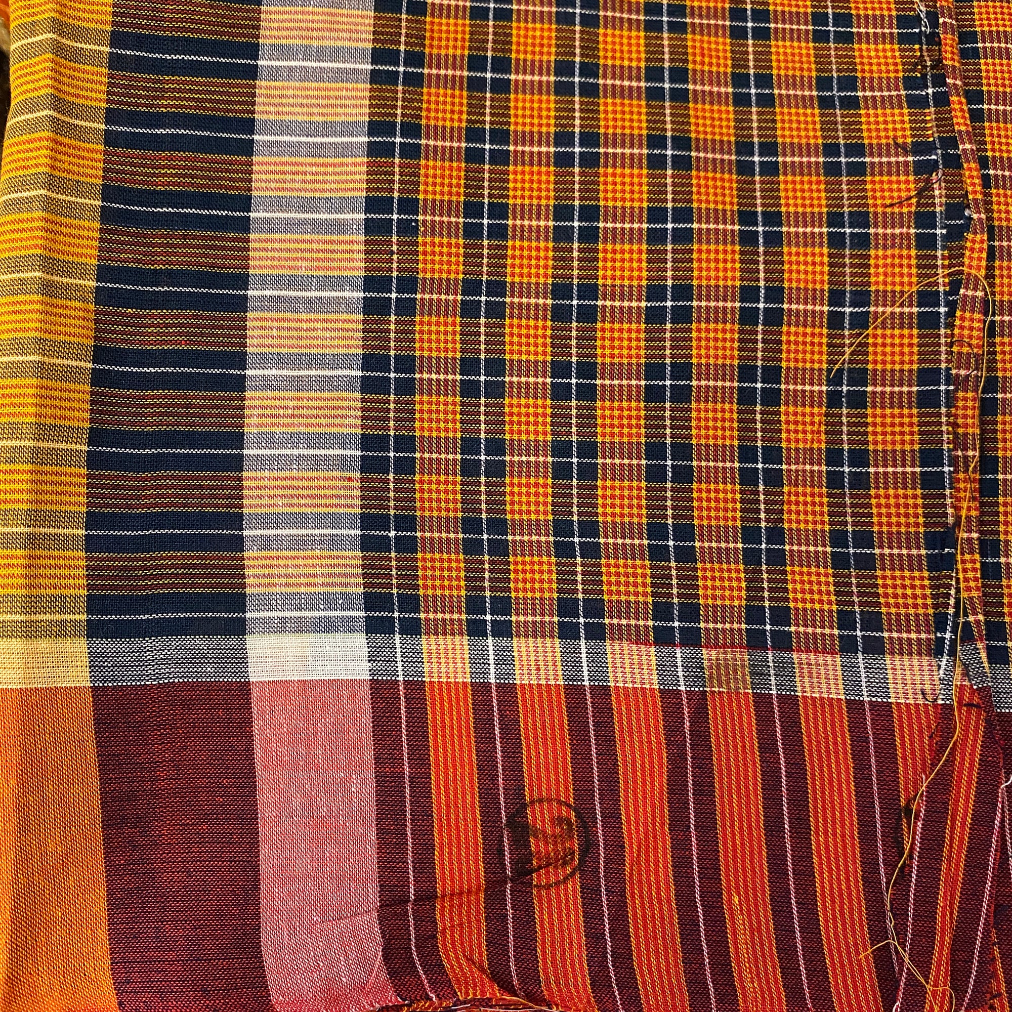Plaid Gamcha Towel - Vintage India NYC