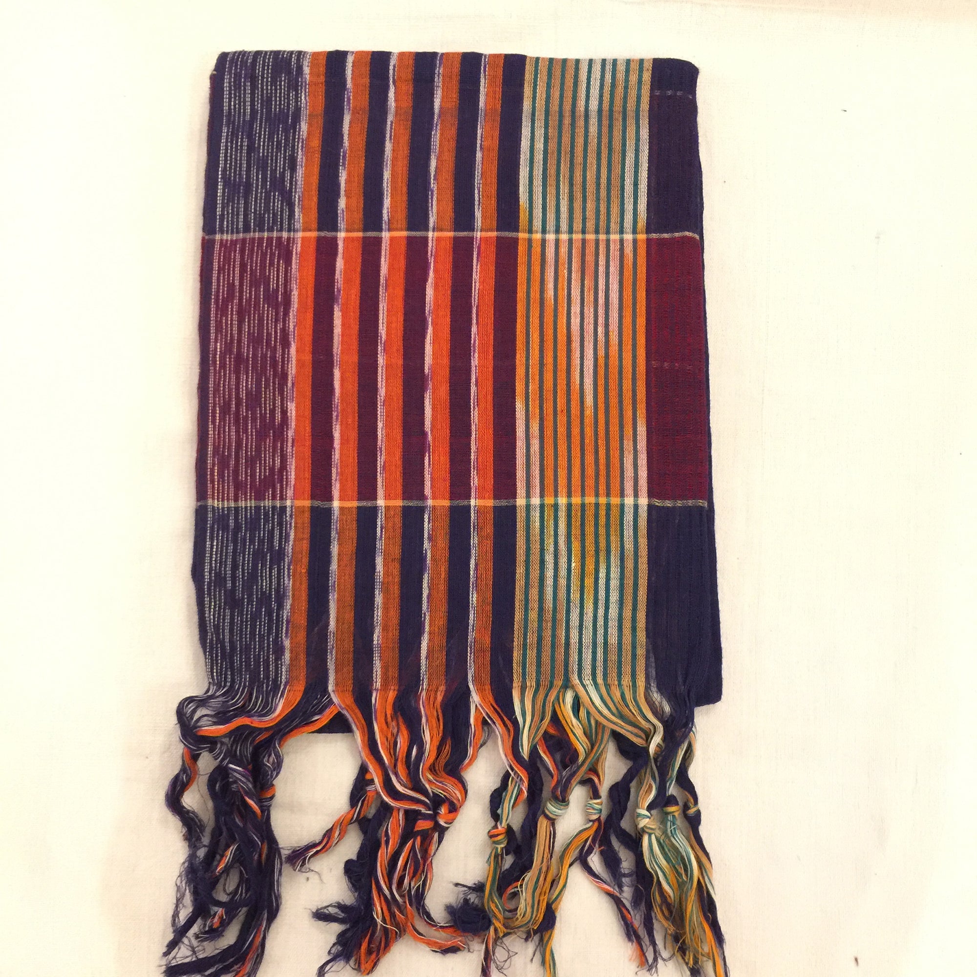 Handwoven Ikat Scarves-5 Colors - Vintage India NYC