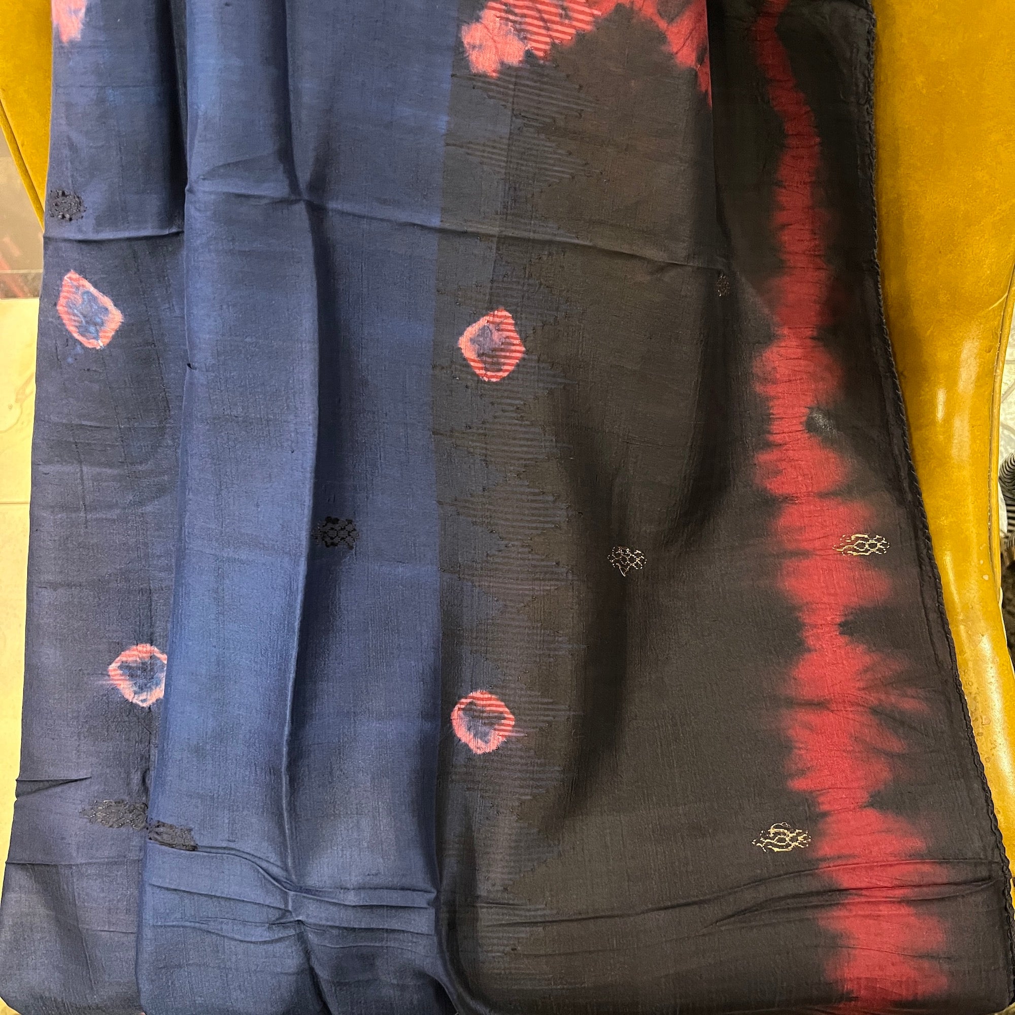 LH Bandhani Pure Silk Scarves-Various - Vintage India NYC