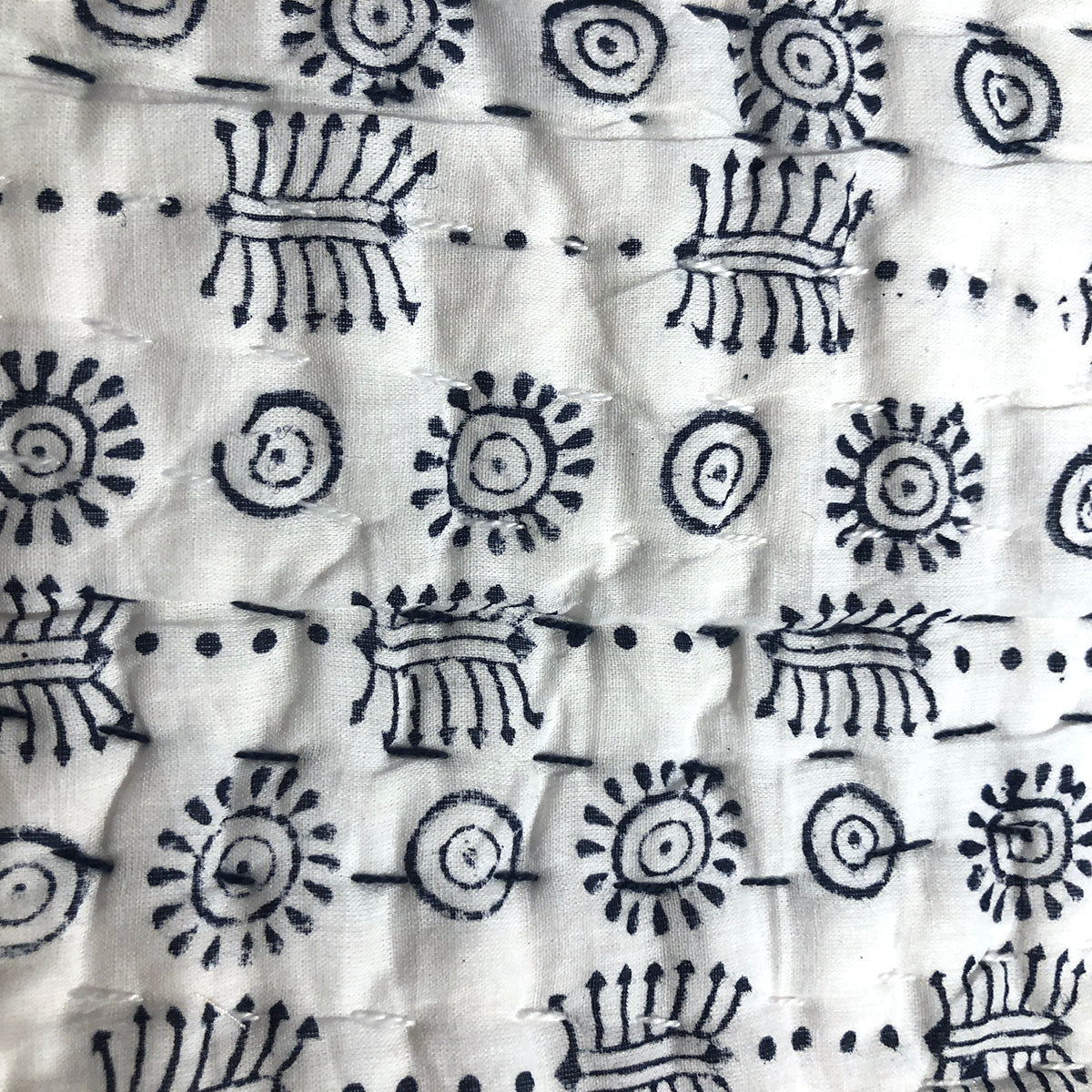 Blockprint Reversible Baby Blankets - Vintage India NYC