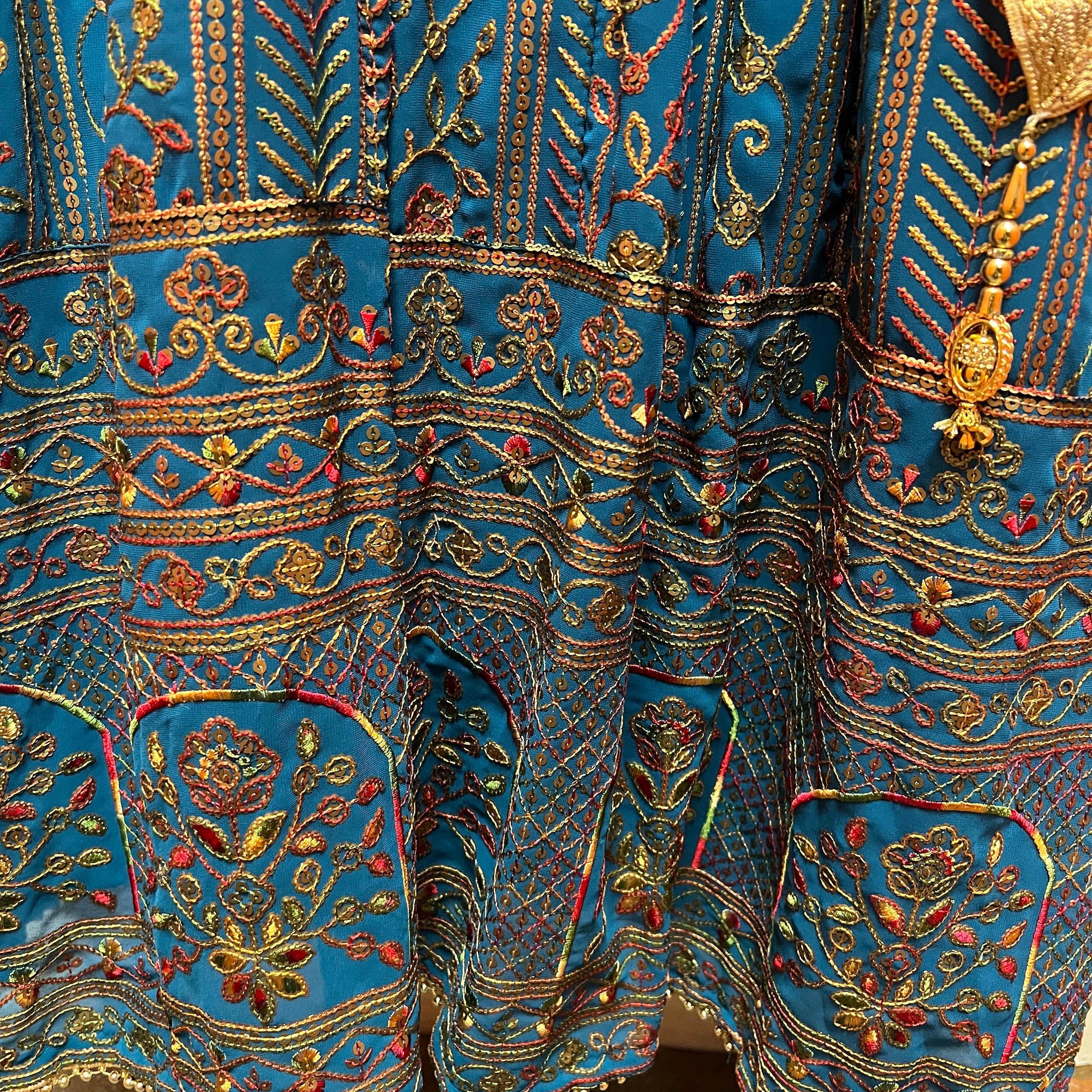 DT Embroidered Gowns-2 Colors - Vintage India NYC