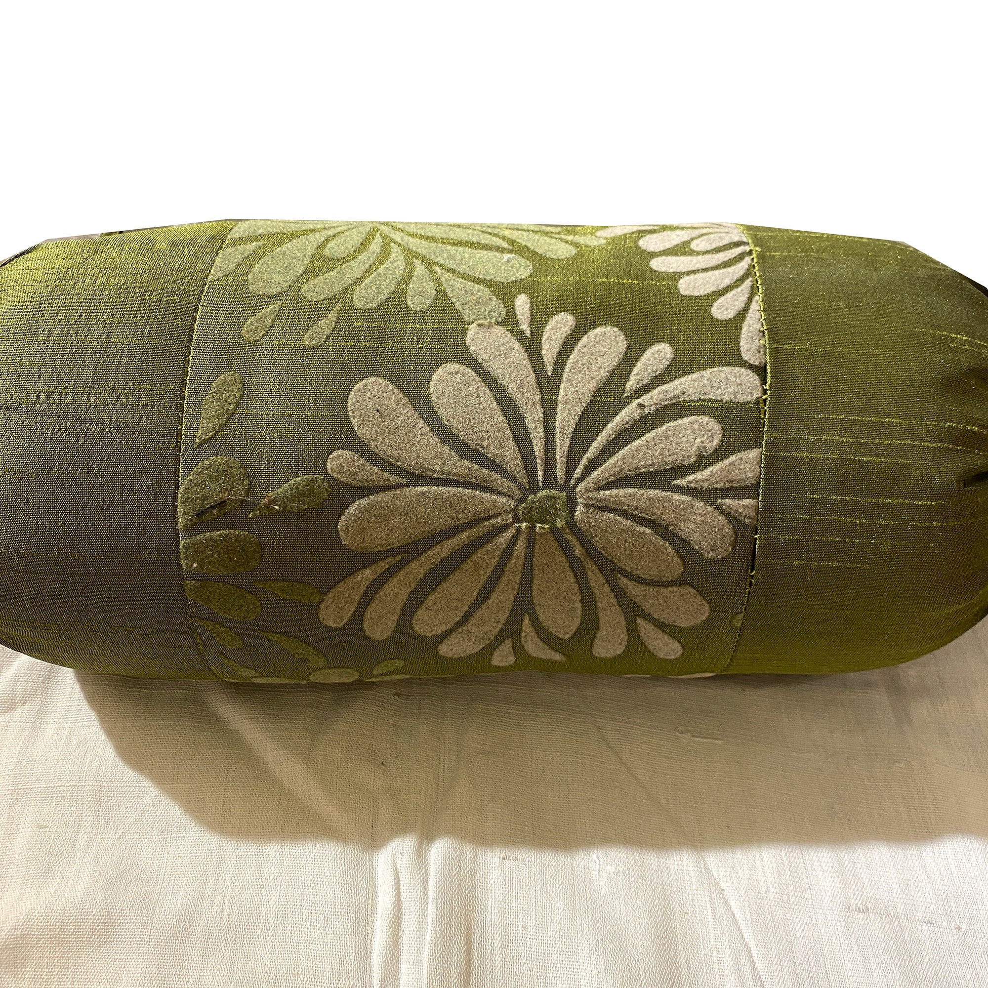 Small Bolster Pillows w/ Insert - Vintage India NYC