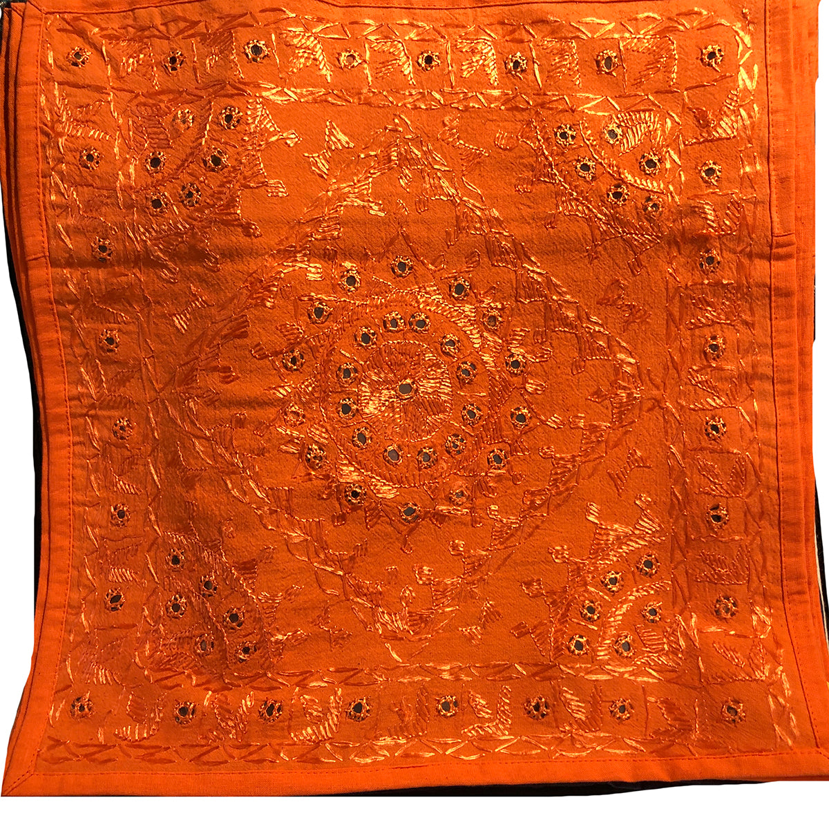 JM Mirrorwork Pillow Covers-7 Colors - Vintage India NYC