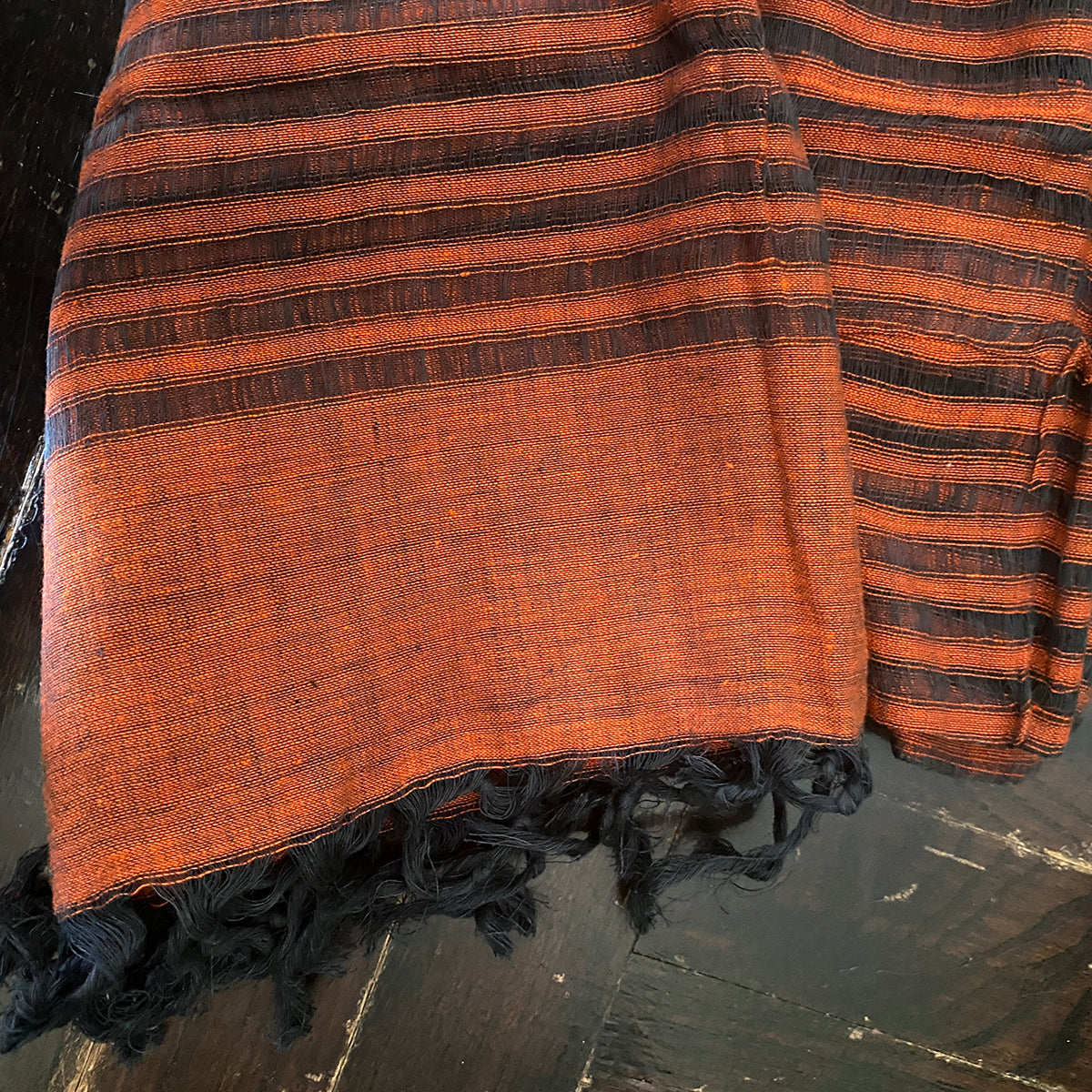 Handwoven Striped Cotton Scarves-10 Colors - Vintage India NYC