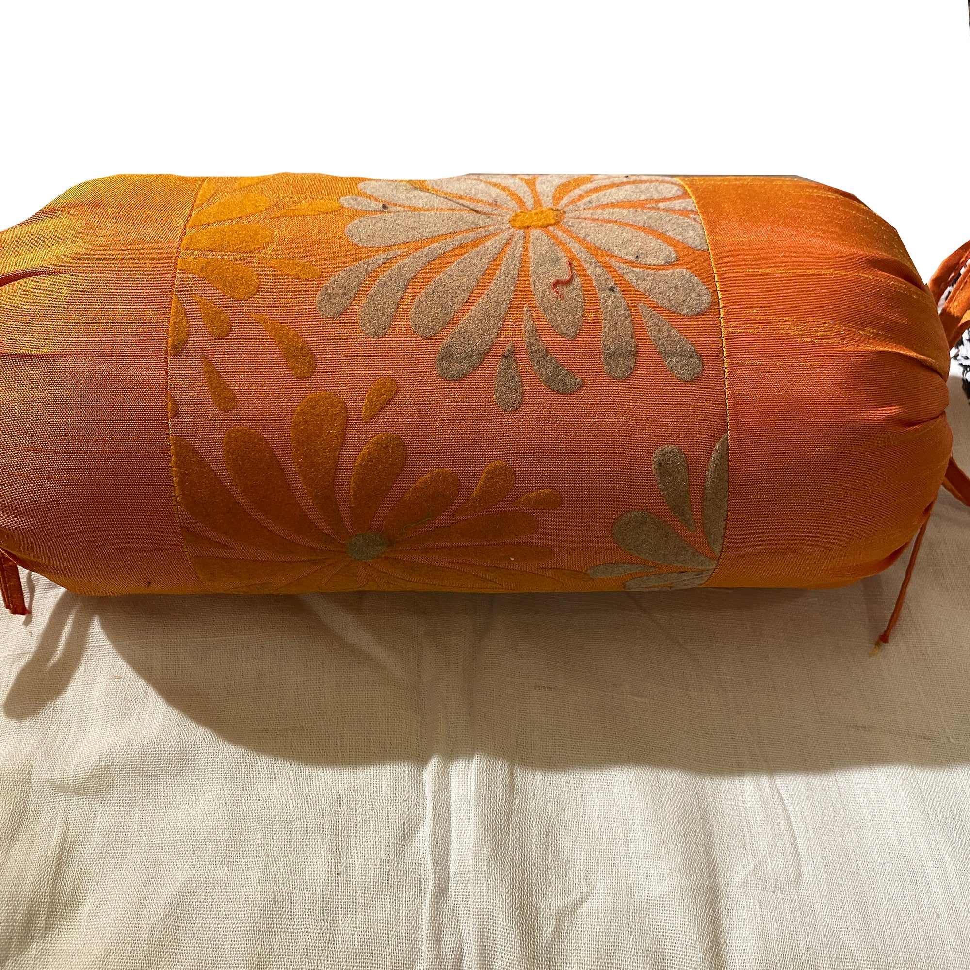 Small Bolster Pillows w/ Insert - Vintage India NYC