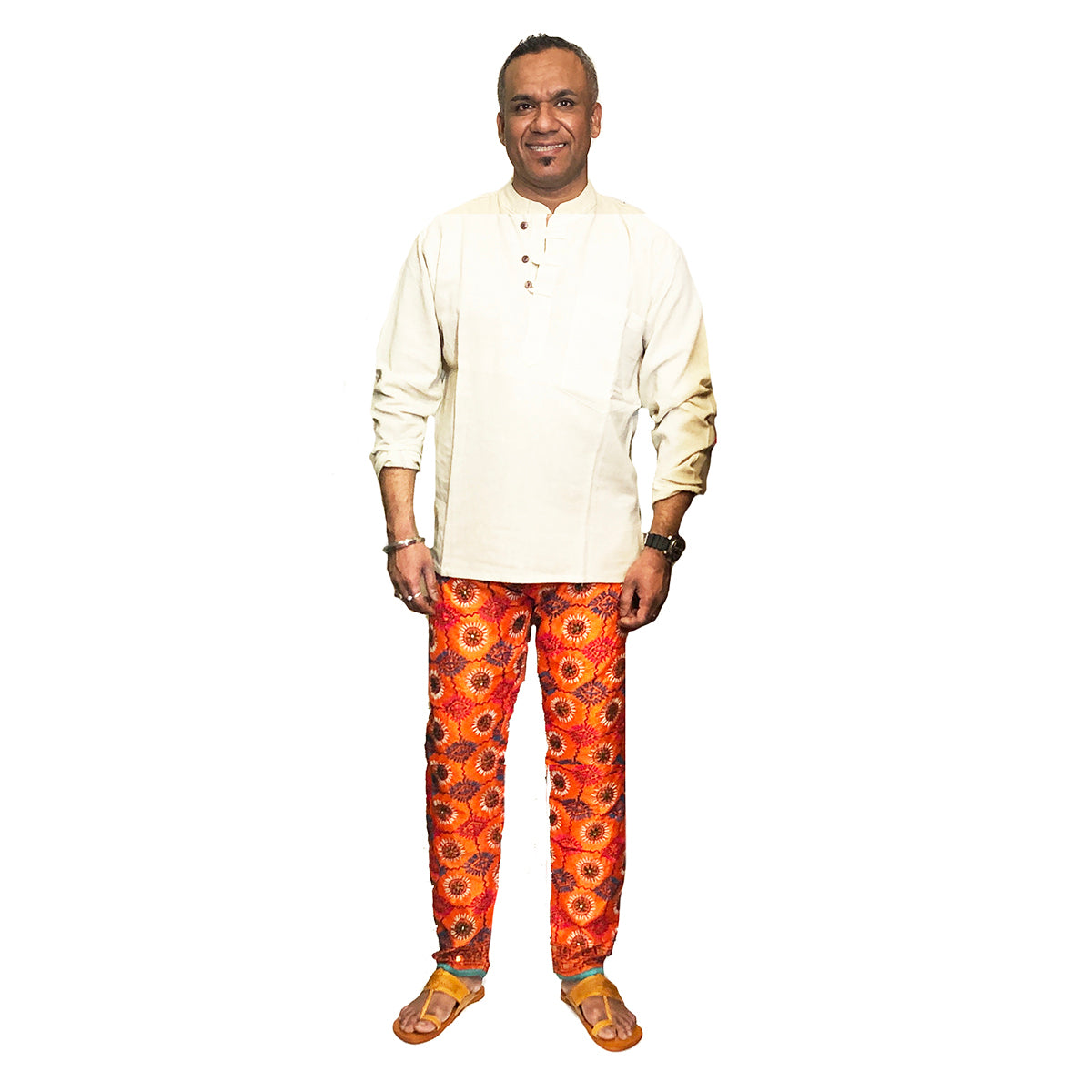 SH Phulkari Pant-Unisex - Vintage India NYC