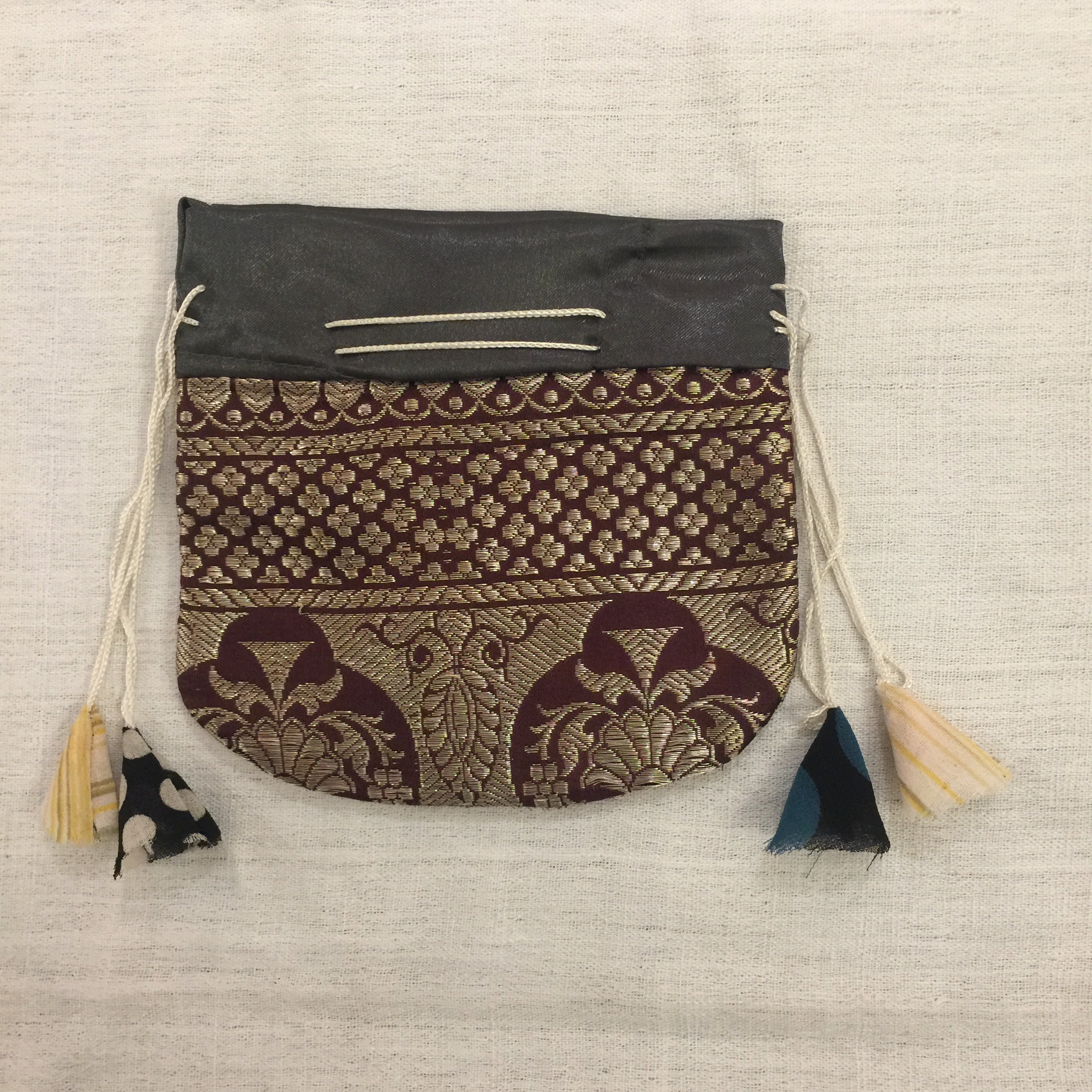 DB Sari pouch Lg - Vintage India NYC