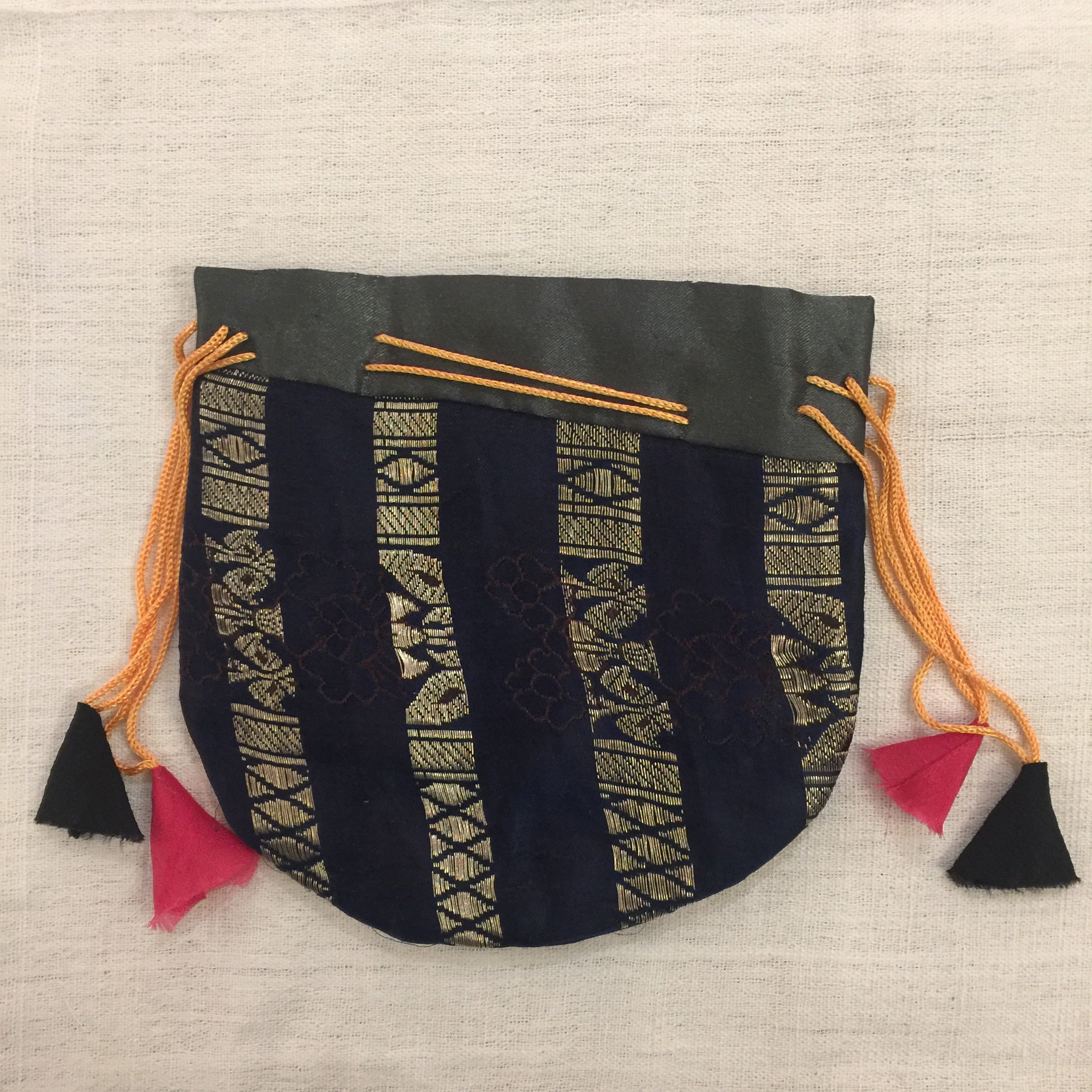 DB Sari pouch Lg - Vintage India NYC