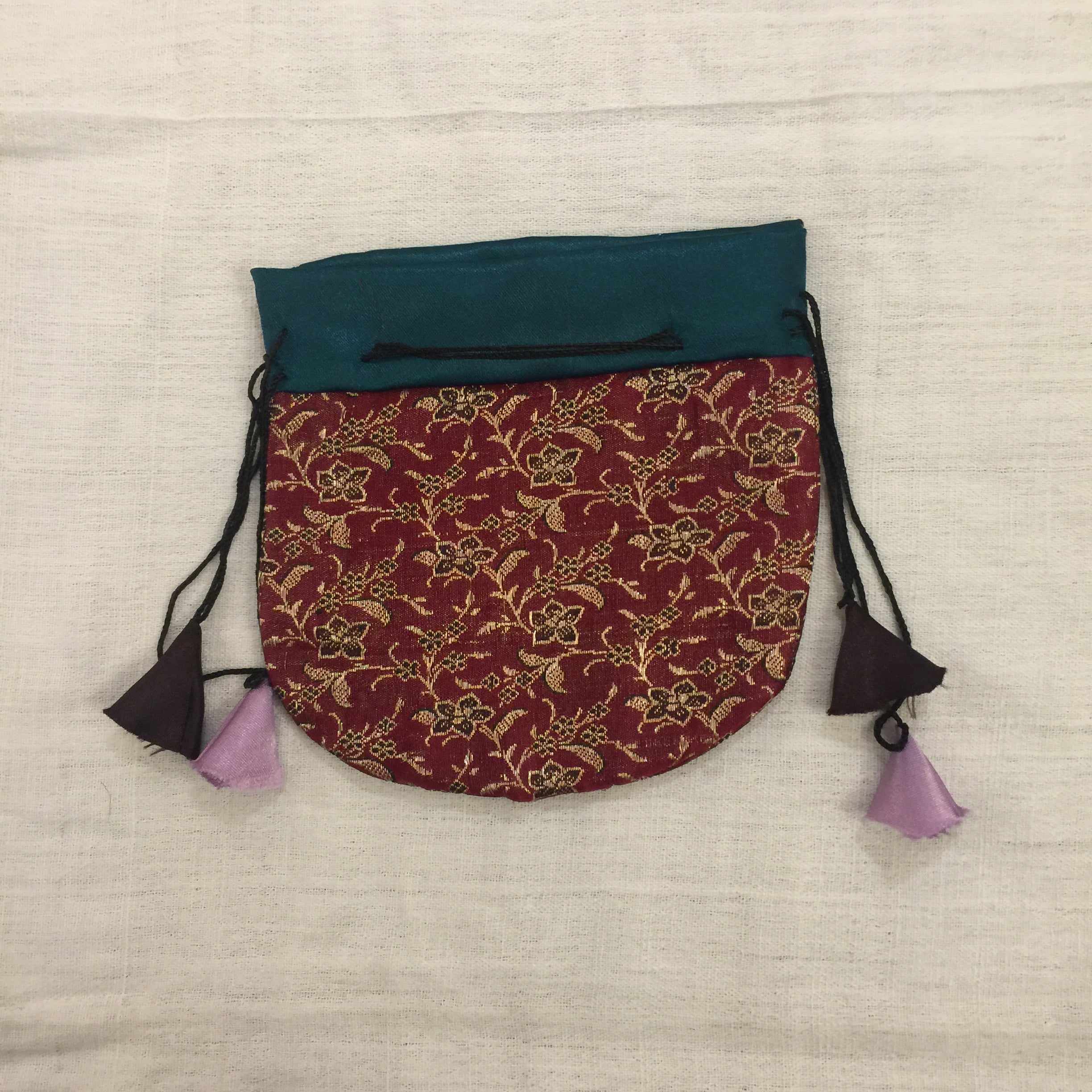 DB Sari pouch Lg - Vintage India NYC