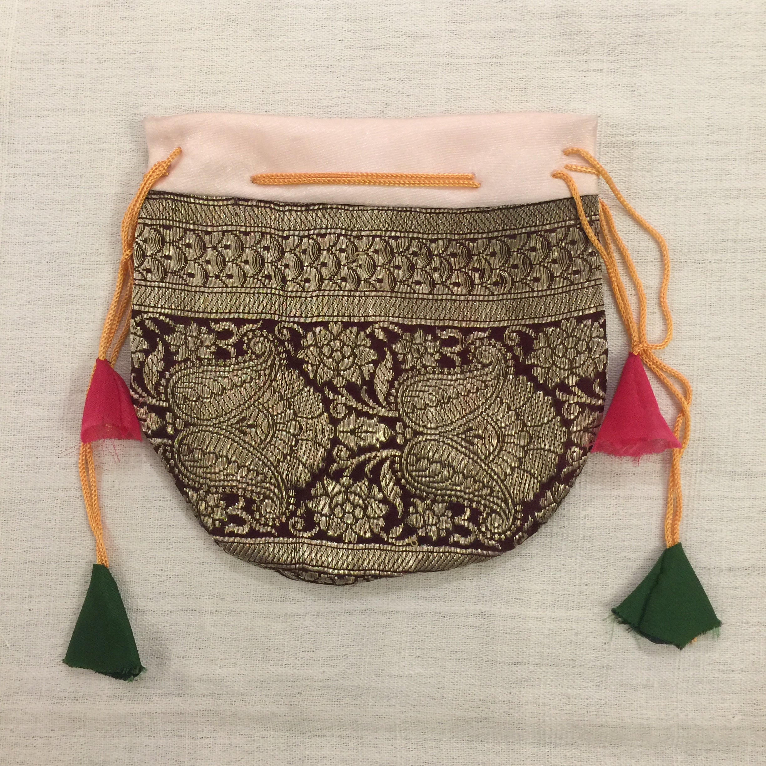 DB Sari pouch Lg - Vintage India NYC