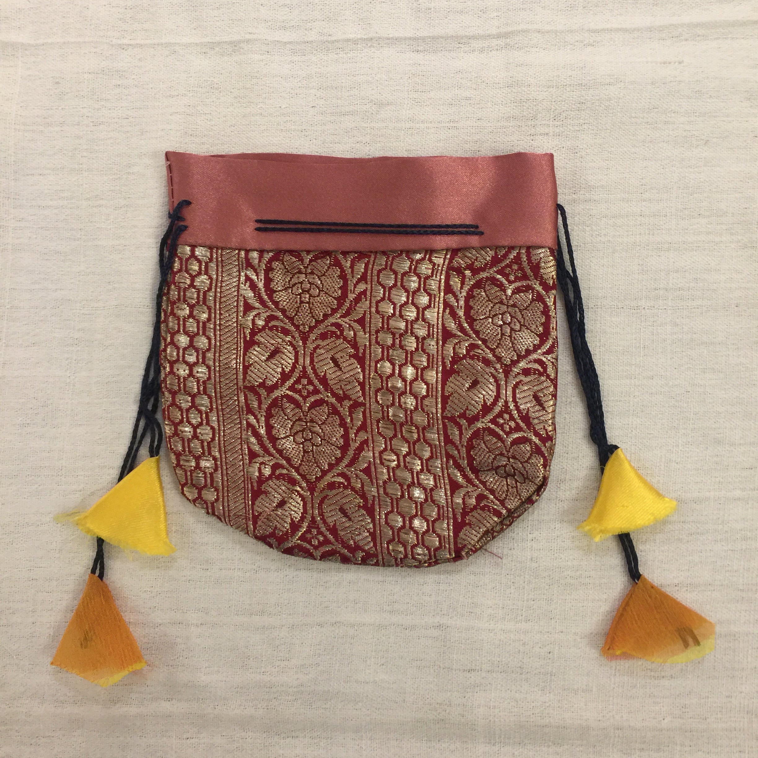 DB Sari pouch Lg - Vintage India NYC