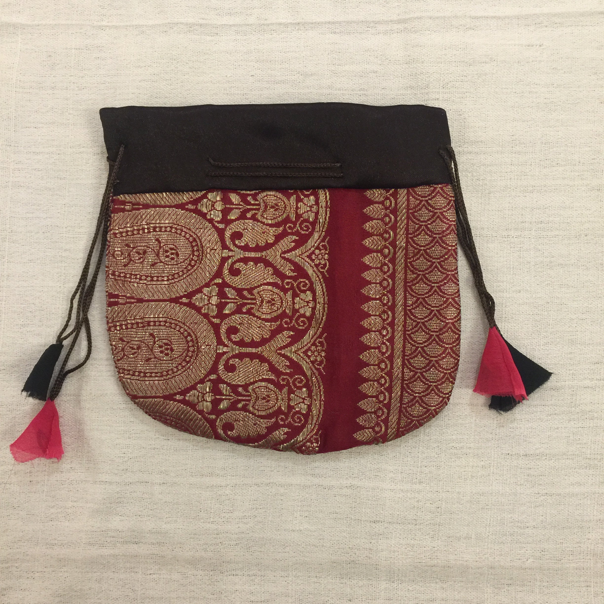 DB Sari pouch Lg - Vintage India NYC