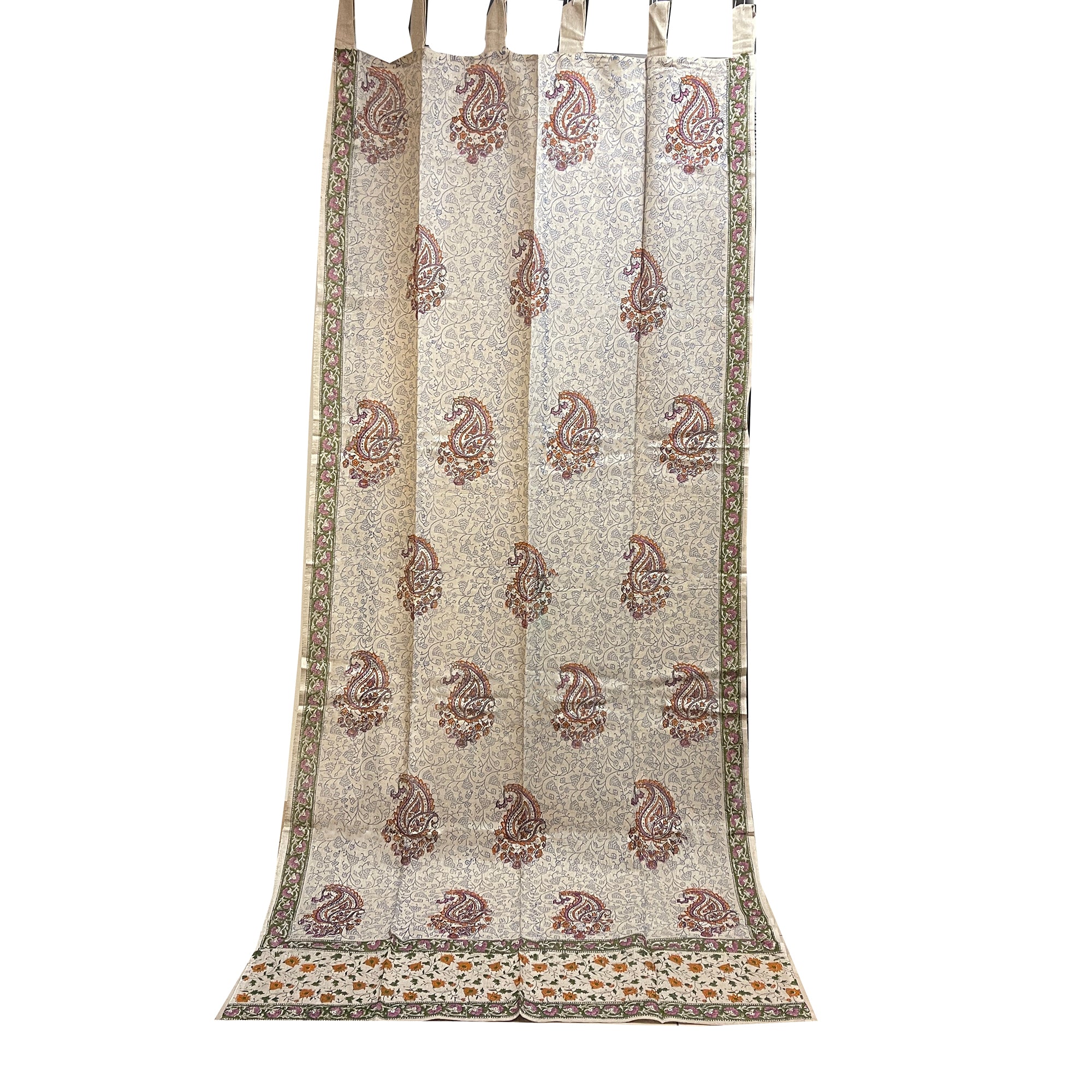 Jute Curtain Pairs- 4 Styles - Vintage India NYC