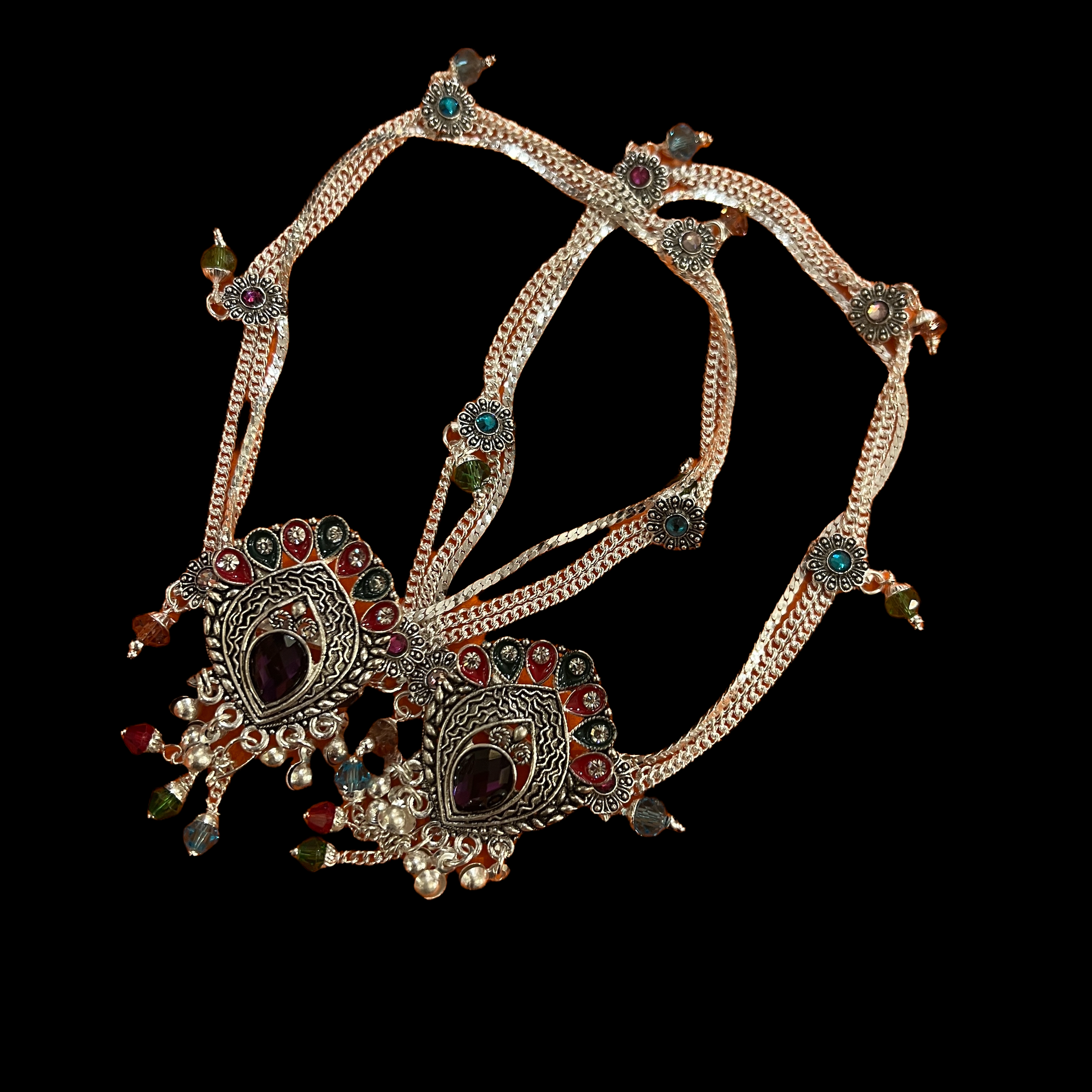 Fancy Ankle Bracelets - Vintage India NYC