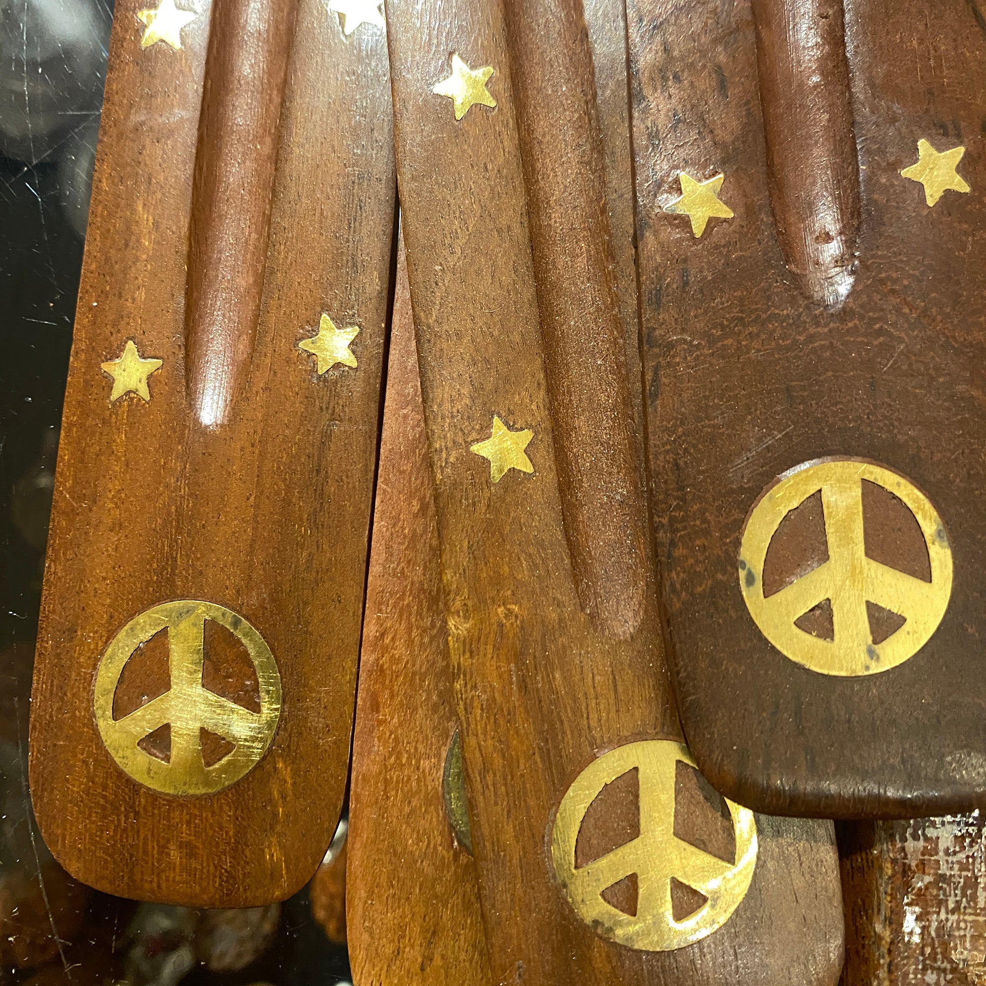 Handmade Stick Wooden Incense Holder - Vintage India NYC