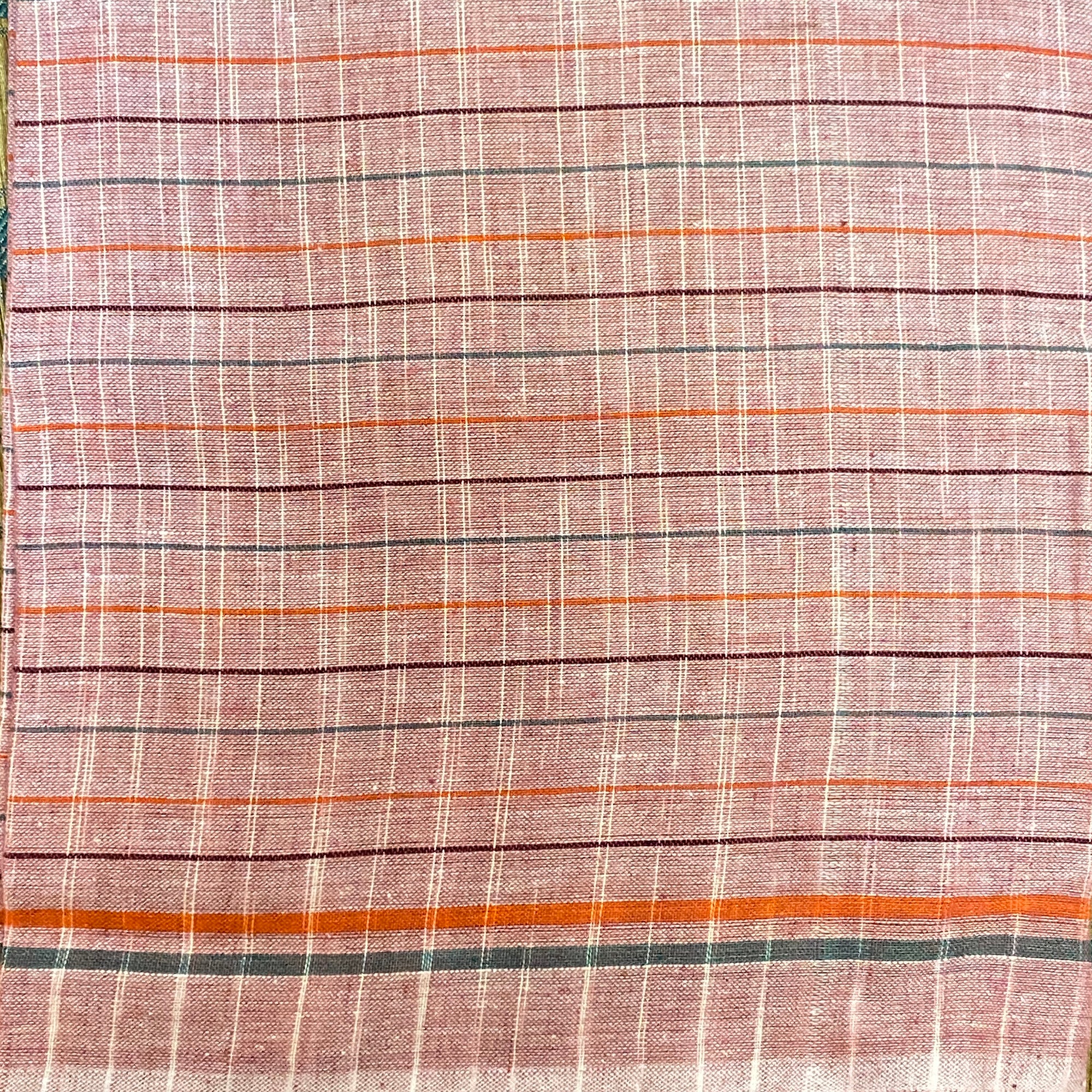 Plaid Check Gamchha Towel - Vintage India NYC