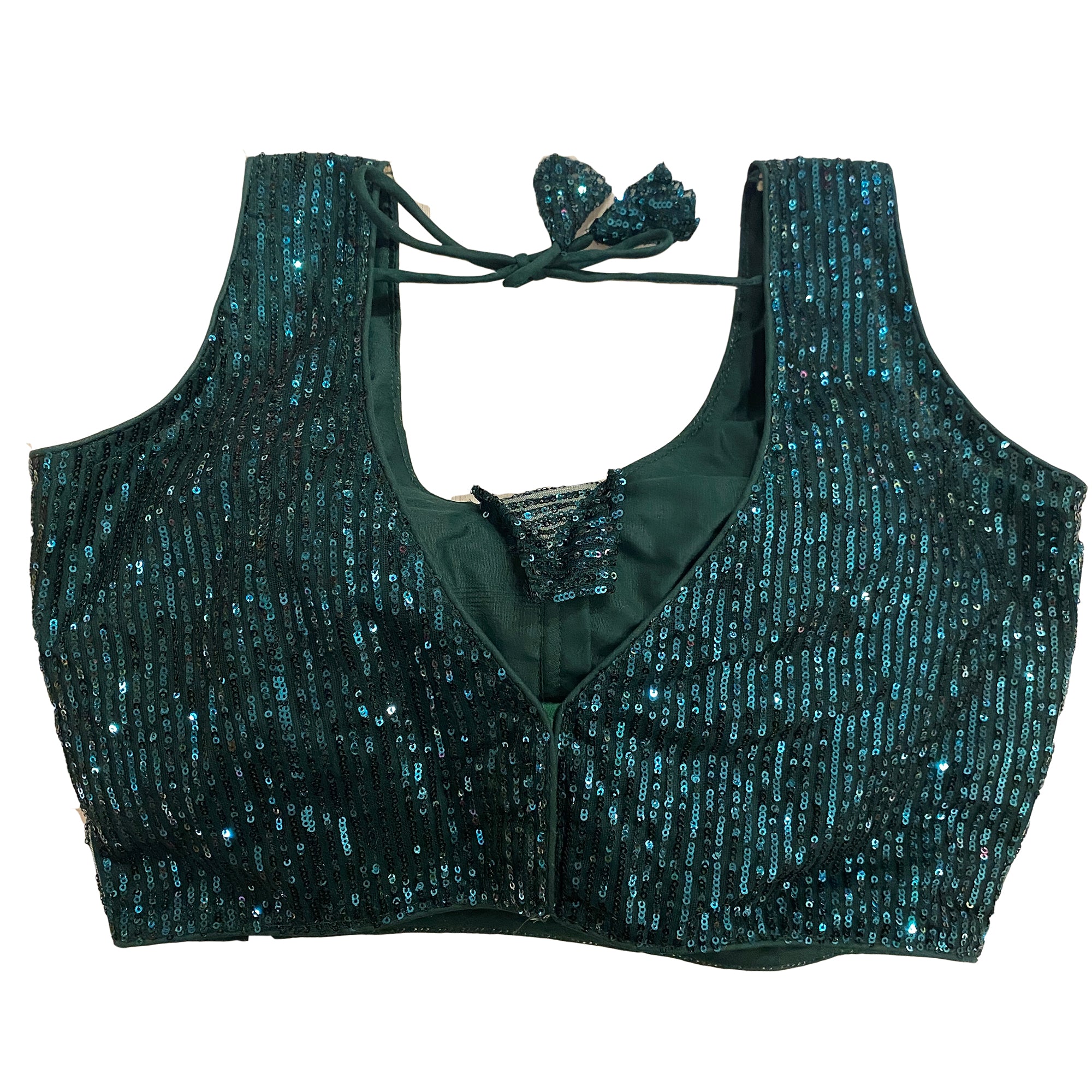 Sequin Choli Blouses-10 Colors - Vintage India NYC