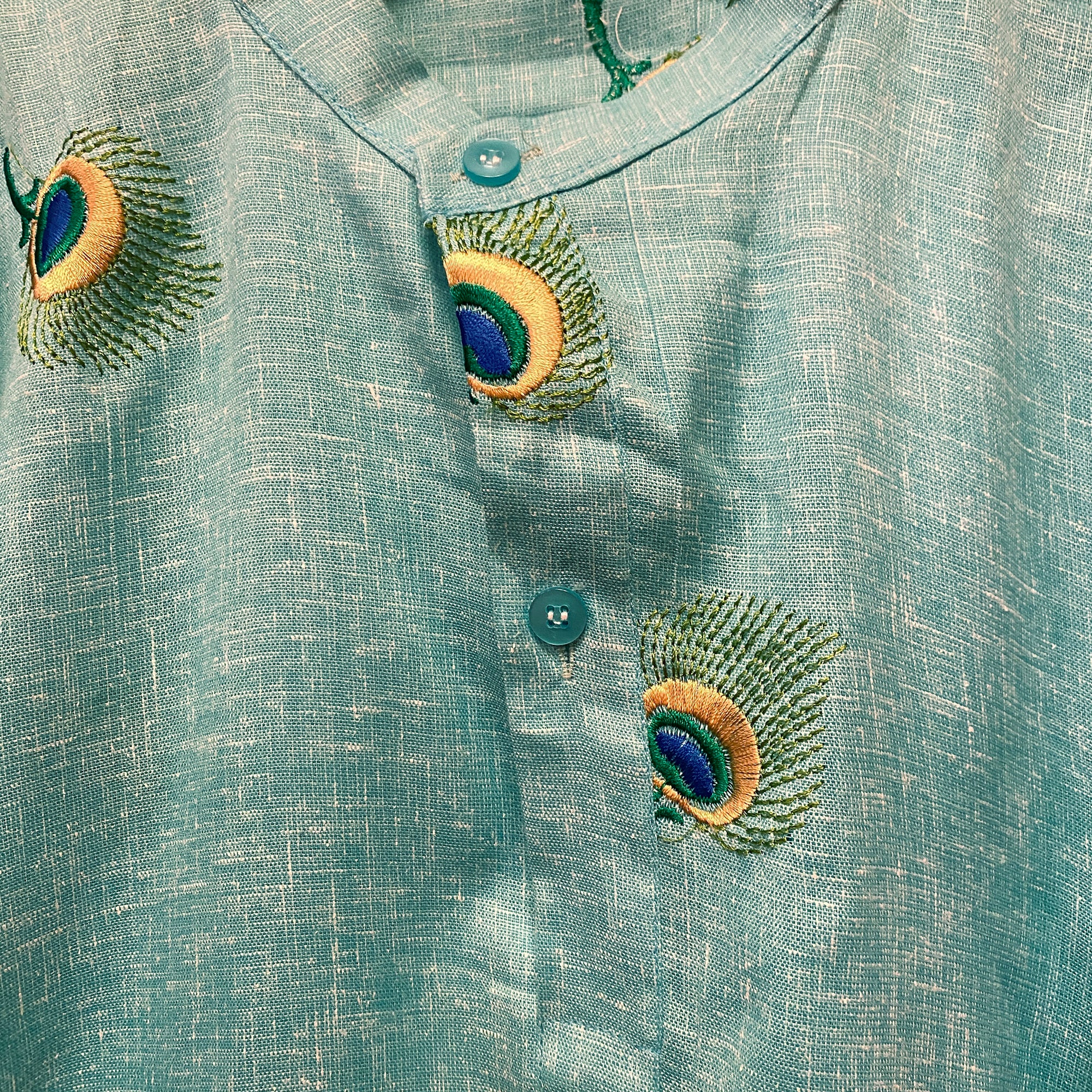 Peacock Kurta - Vintage India NYC