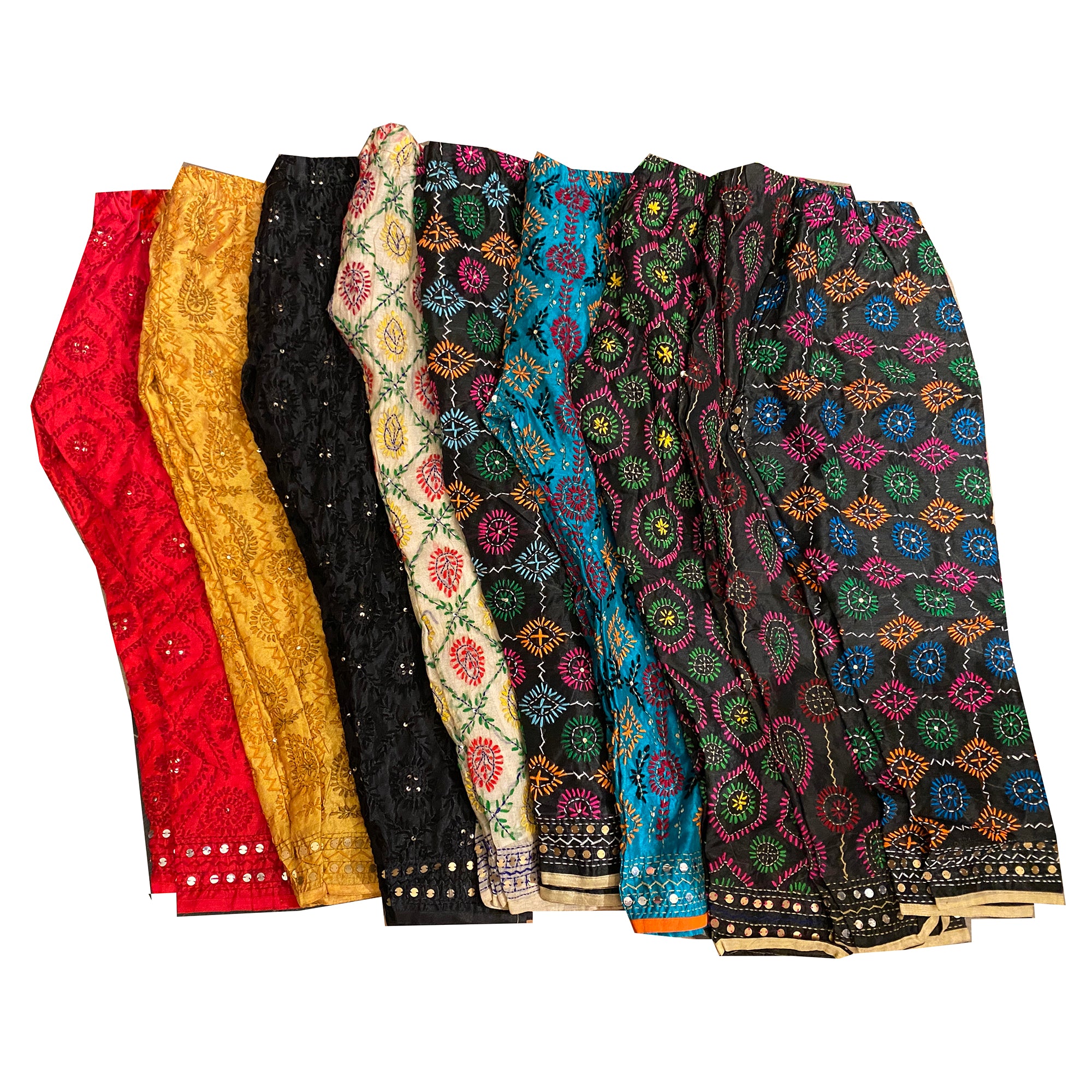 SH Phulkari Pant-Unisex - Vintage India NYC