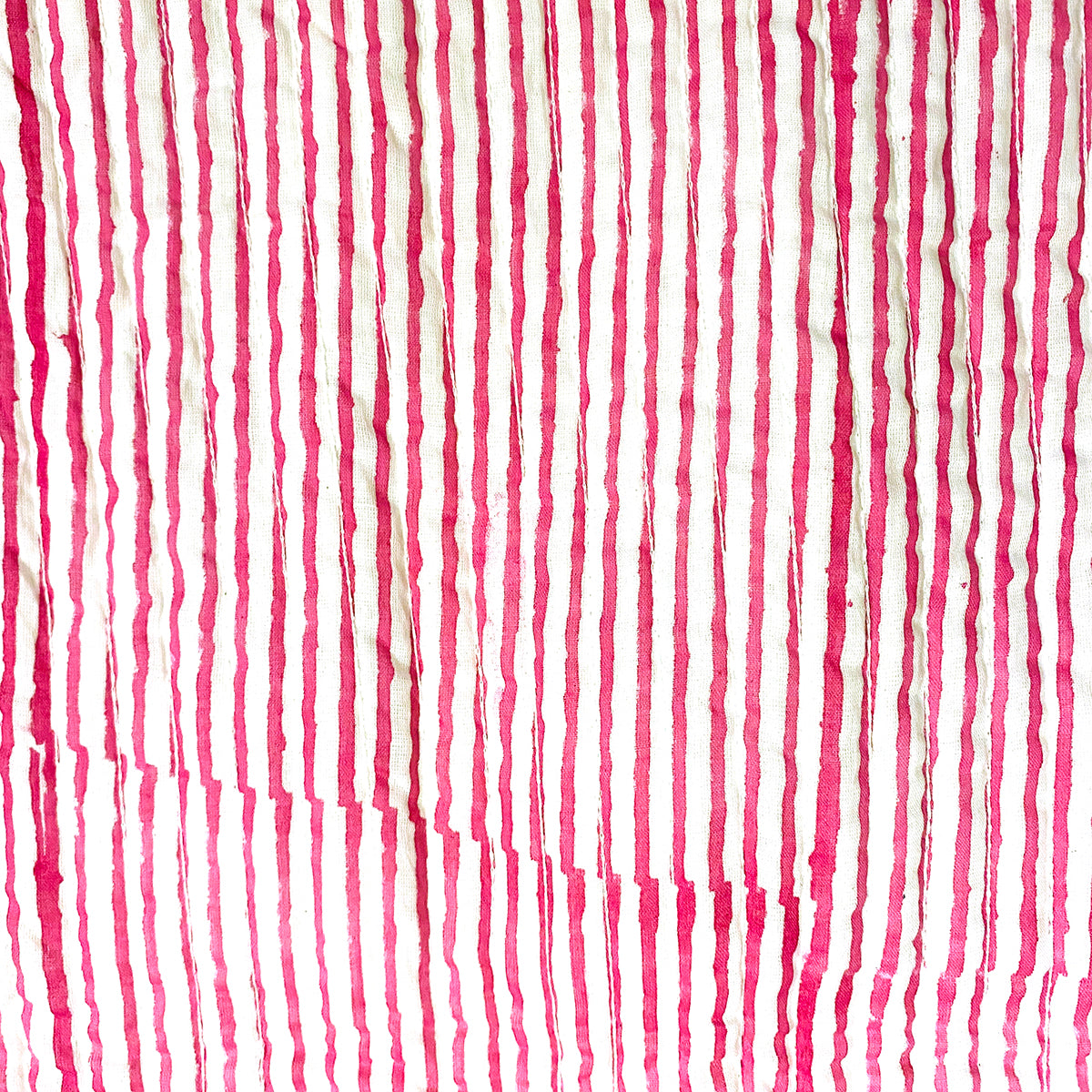SC Blockprint Baby Blankets-Pink & Blue - Vintage India NYC