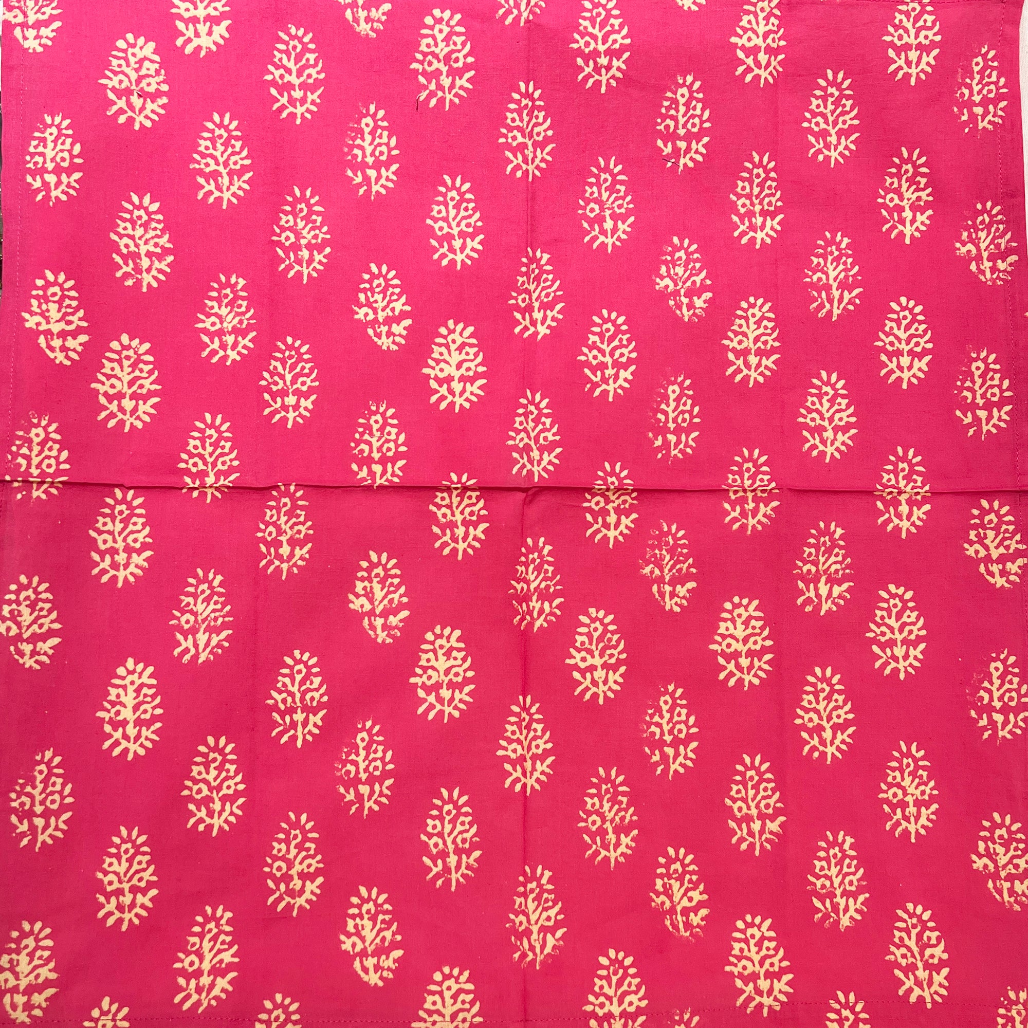 Hand Blockprint Napkins-6 Styles - Vintage India NYC