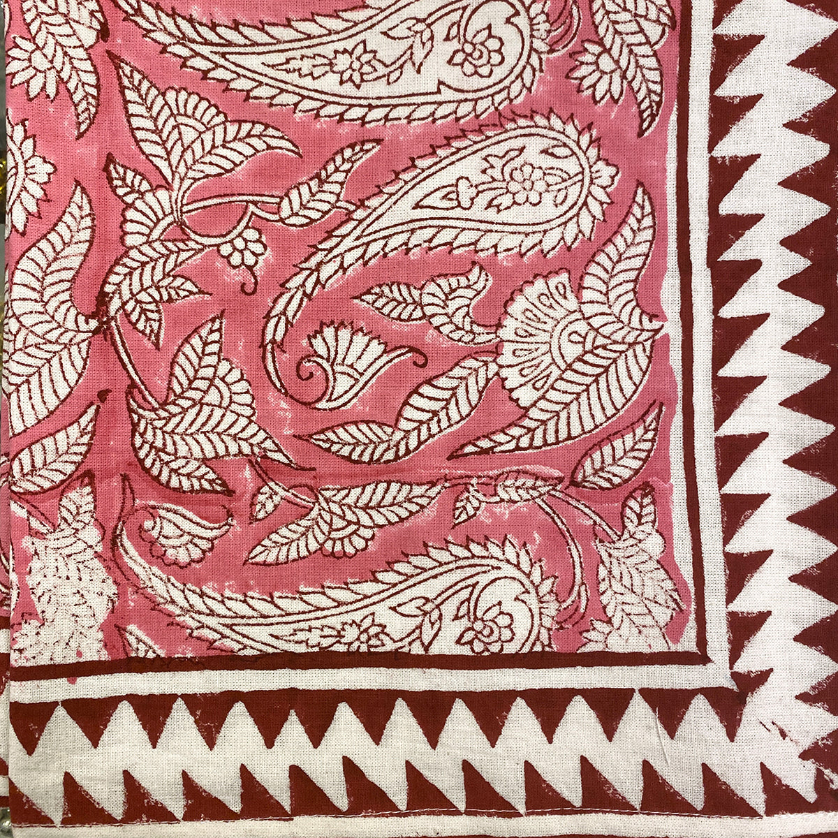 SC Hand Blockprint Napkins-4 styles - Vintage India NYC