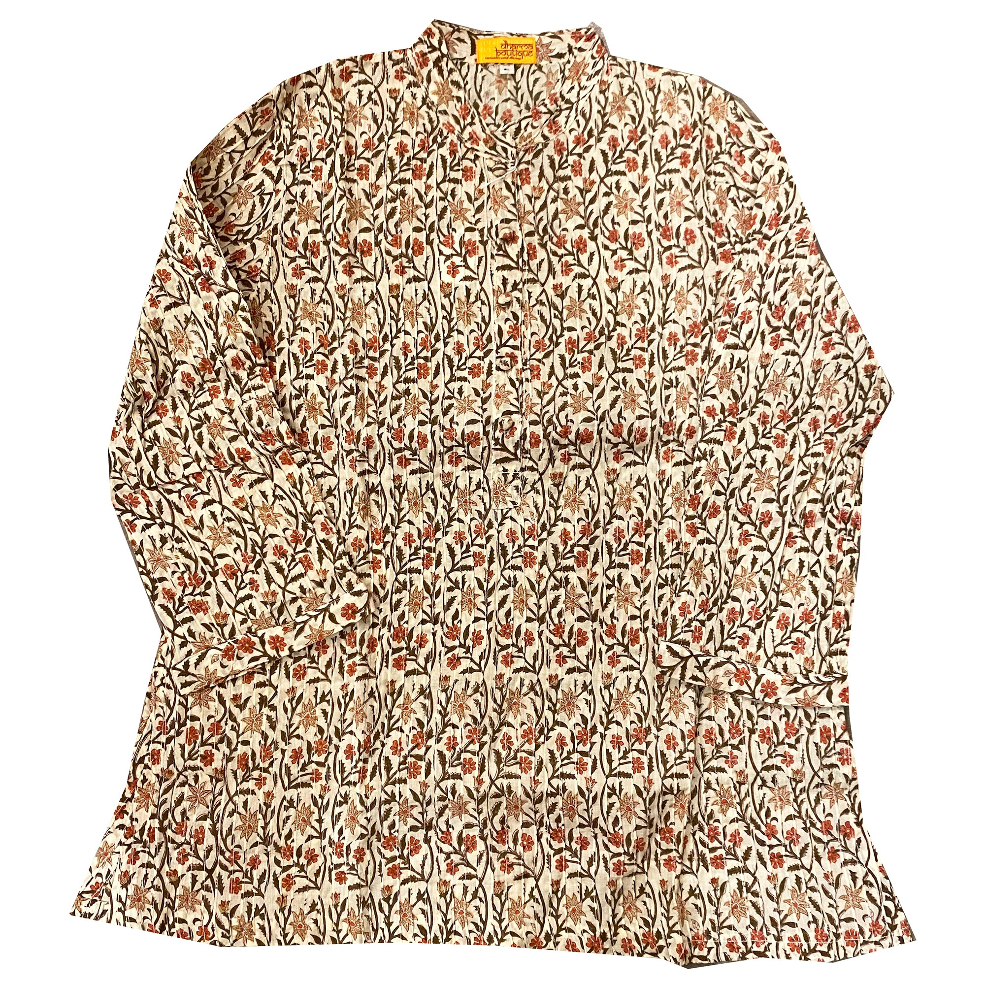 DB Block Print Top-6 Styles- Choose Size & Style - Vintage India NYC