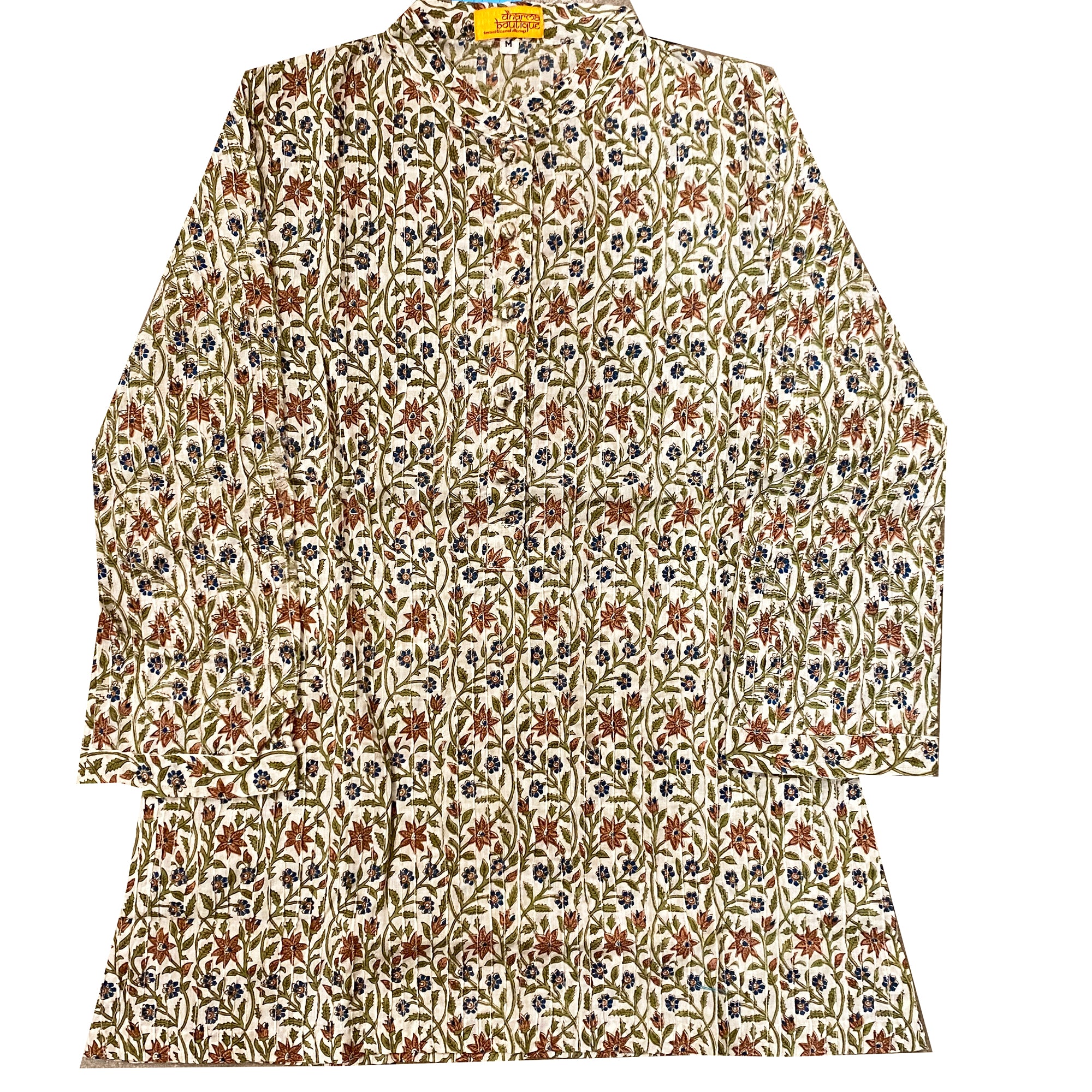 DB Block Print Top-6 Styles- Choose Size & Style - Vintage India NYC