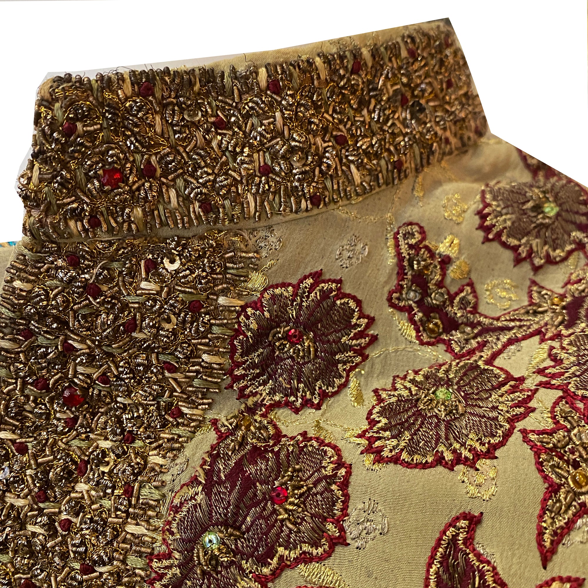 Vintage Pista Sage Sherwani - Vintage India NYC