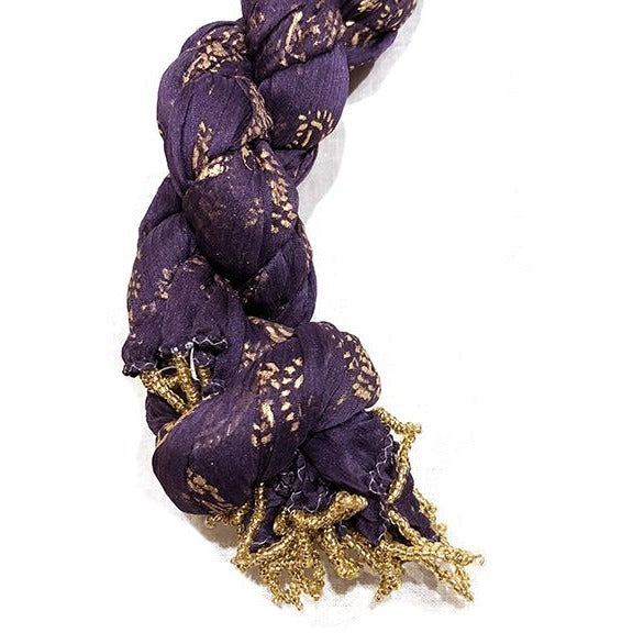 BN chiffon block print scarf - Vintage India NYC