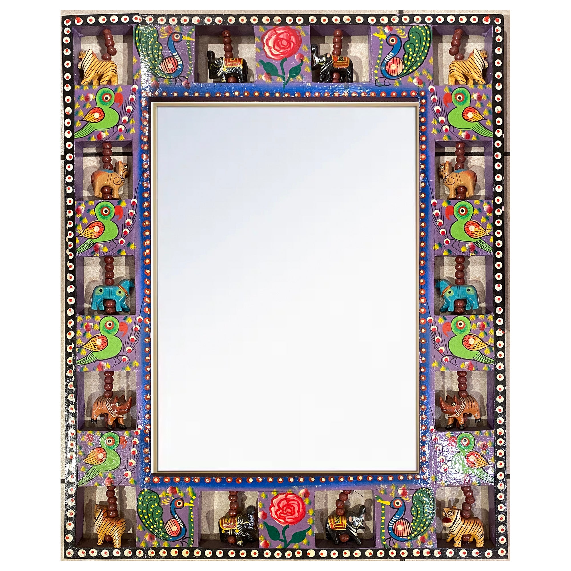 Handmade Wooden Frame - Vintage India NYC