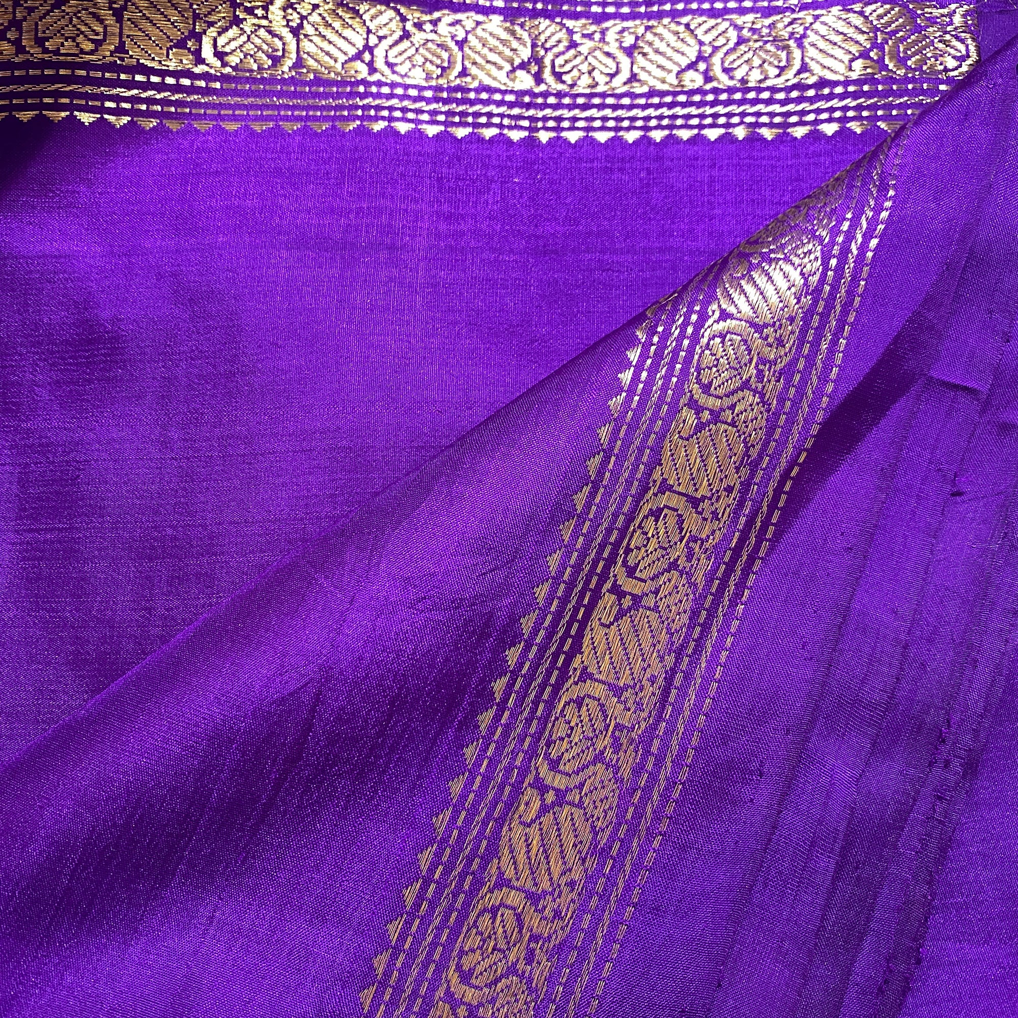 Vintage Kanchipuram Saree 104 - Vintage India NYC