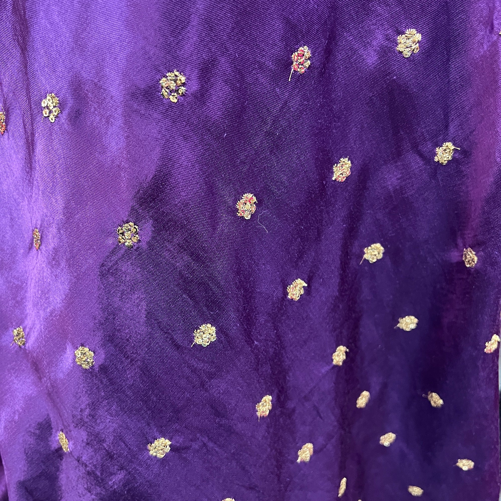 YD Sequin Flower Lehengas-Various Colors - Vintage India NYC