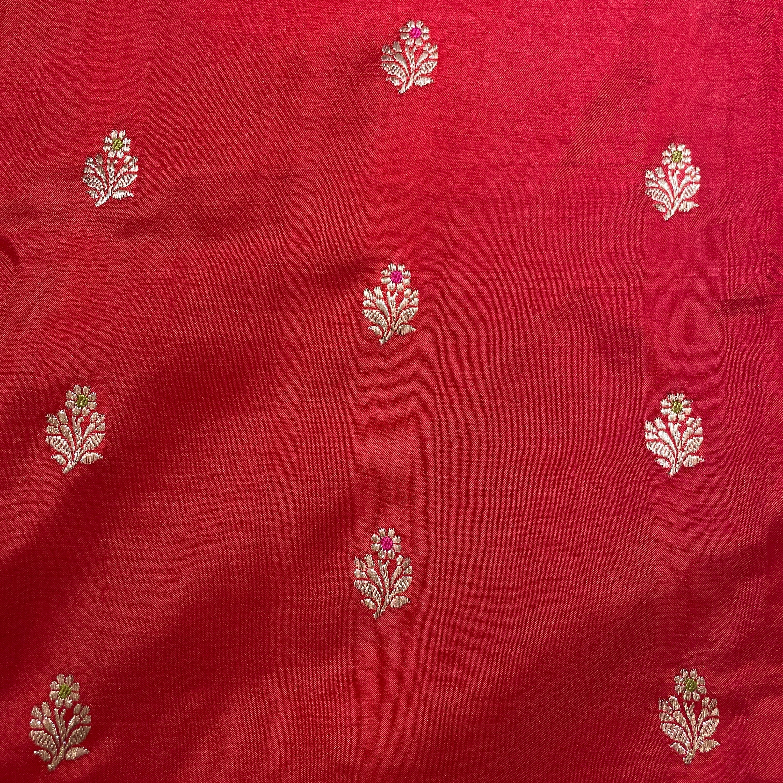 Vintage Banarasi Saree w Blouse Piece-805 - Vintage India NYC