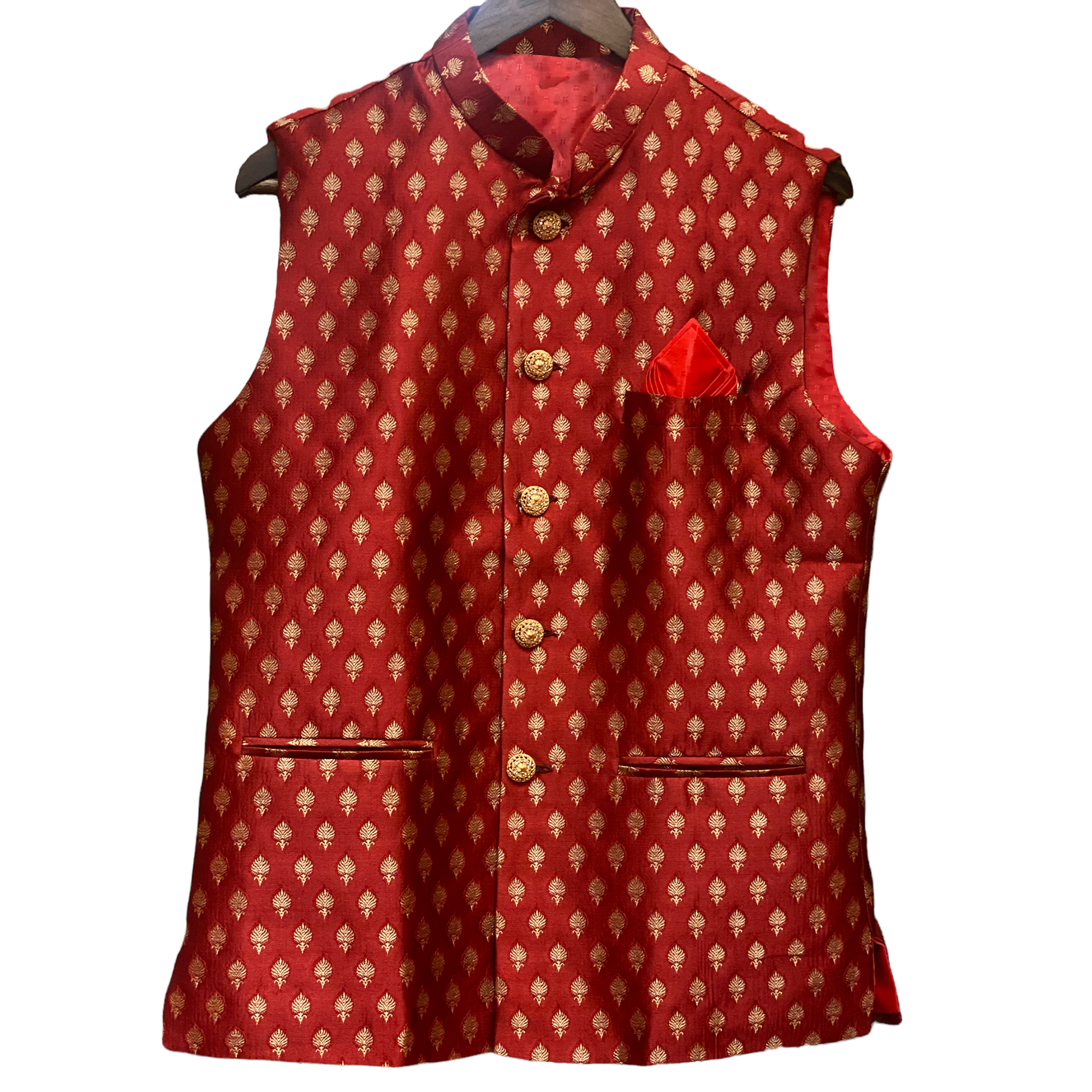 Brocade Vest-2 colors - Vintage India NYC