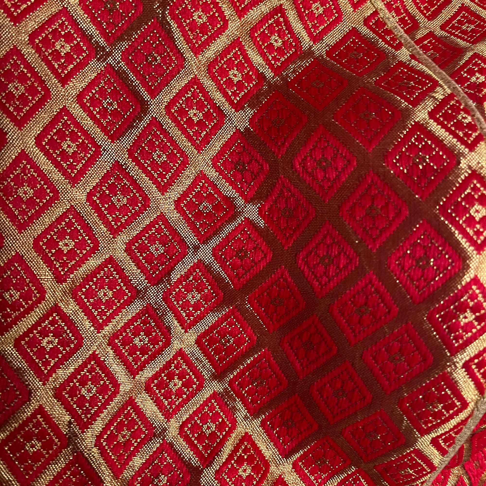 Diamond Fabric Blouse-5 Colors - Vintage India NYC