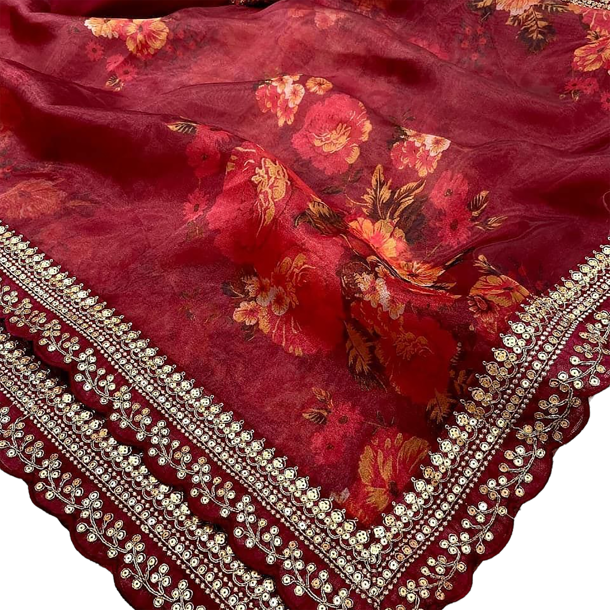 Floral Sarees-5 colors - Vintage India NYC