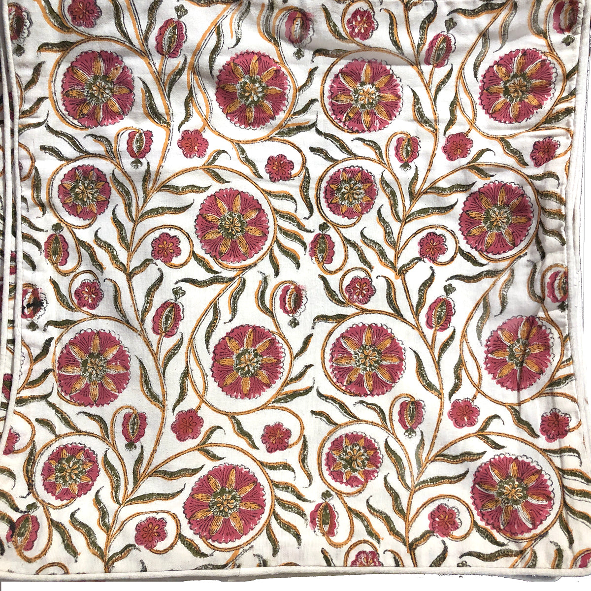 JM Cotton Blockprint Pillow Covers-7 Prints - Vintage India NYC