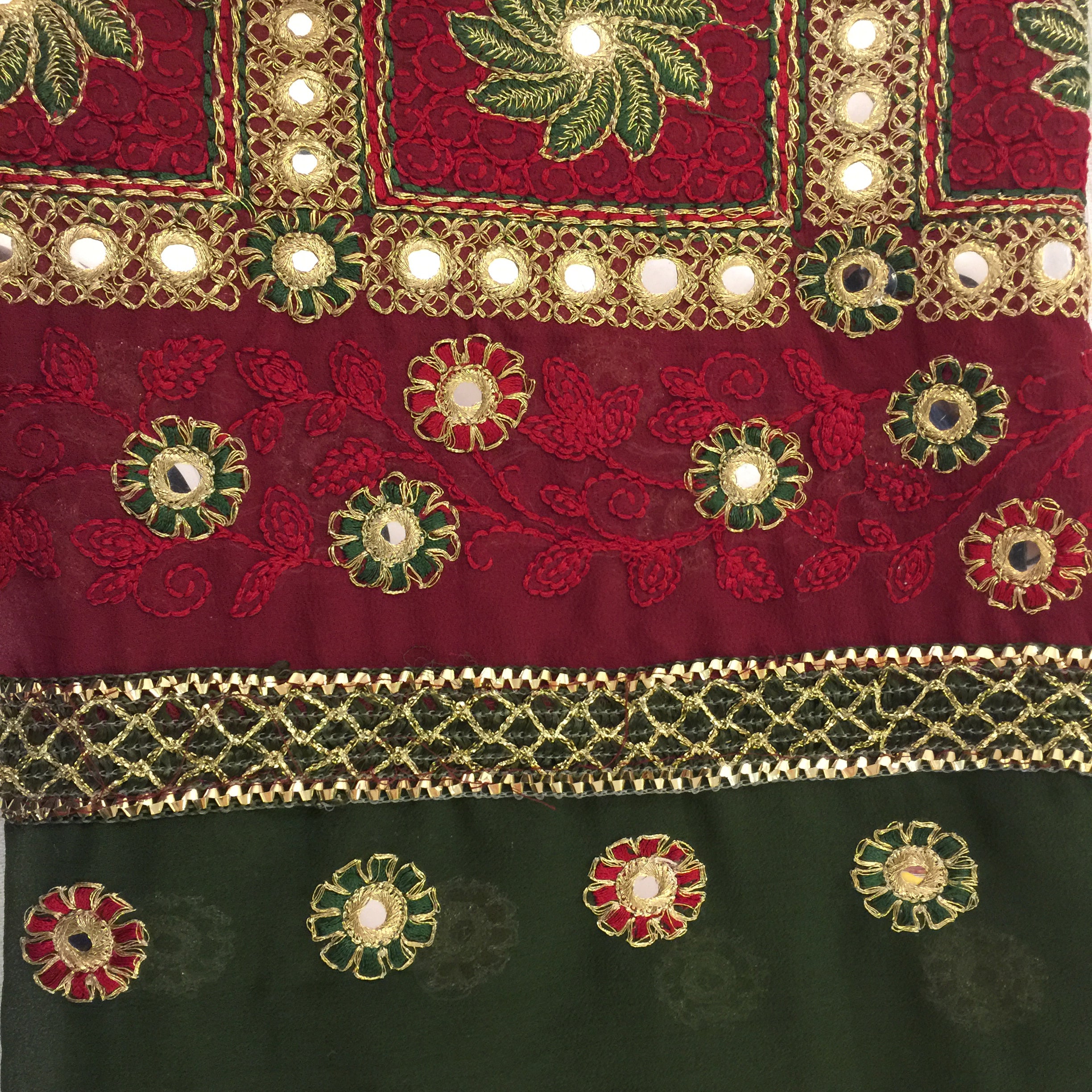 Single Curtains-Reds - Vintage India NYC
