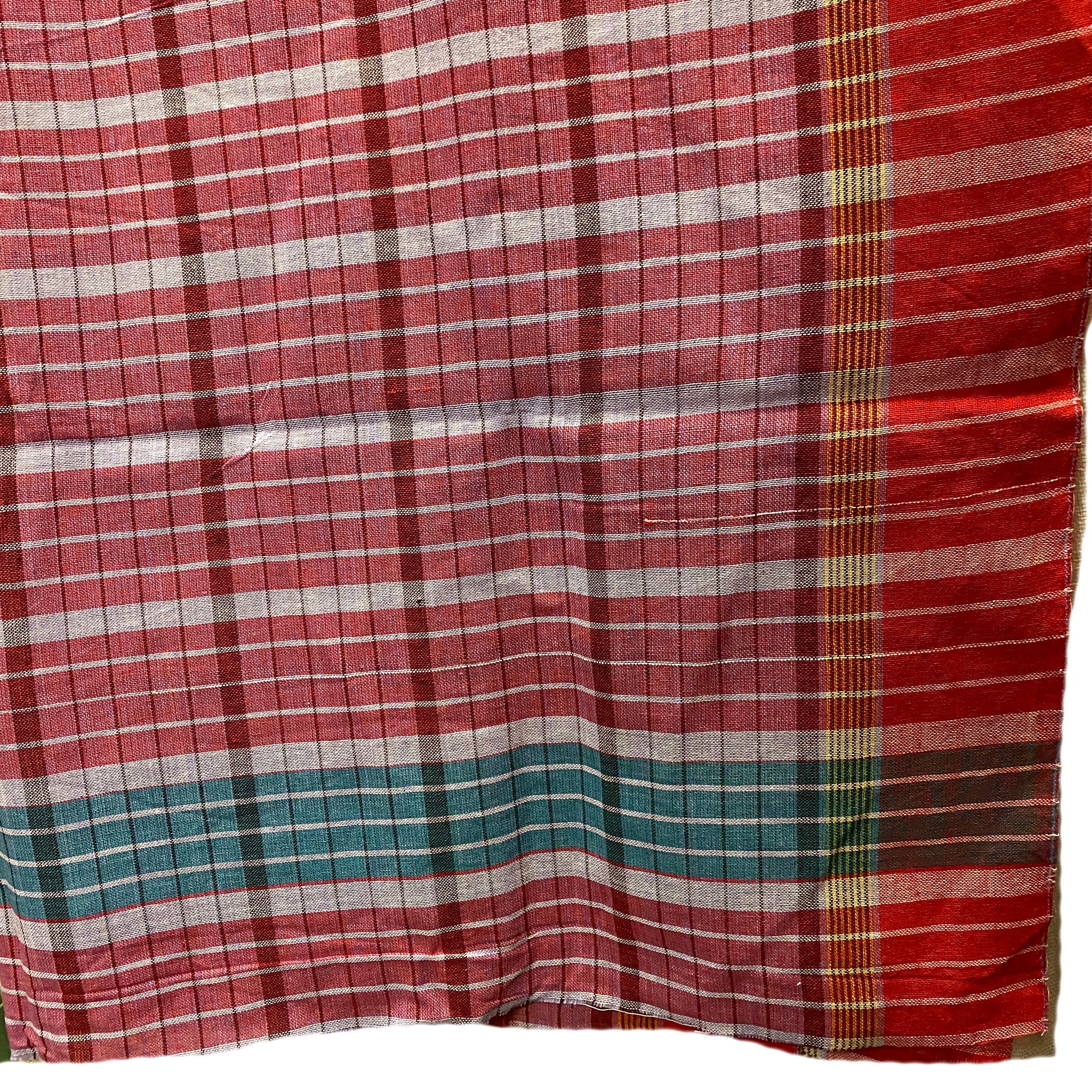 Plaid Gamcha Towel - Vintage India NYC