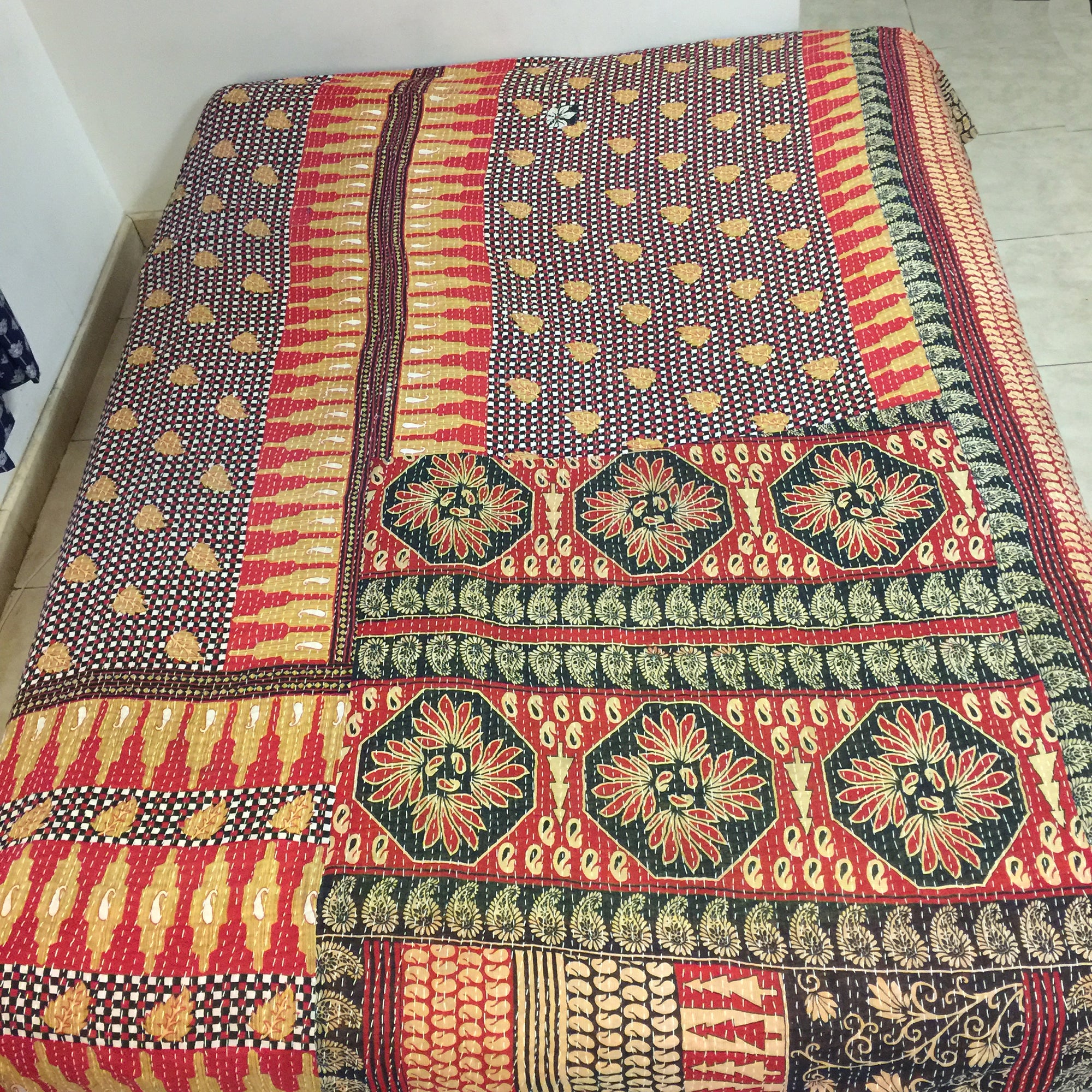 Vintage Kantha Quilt 2 - Vintage India NYC