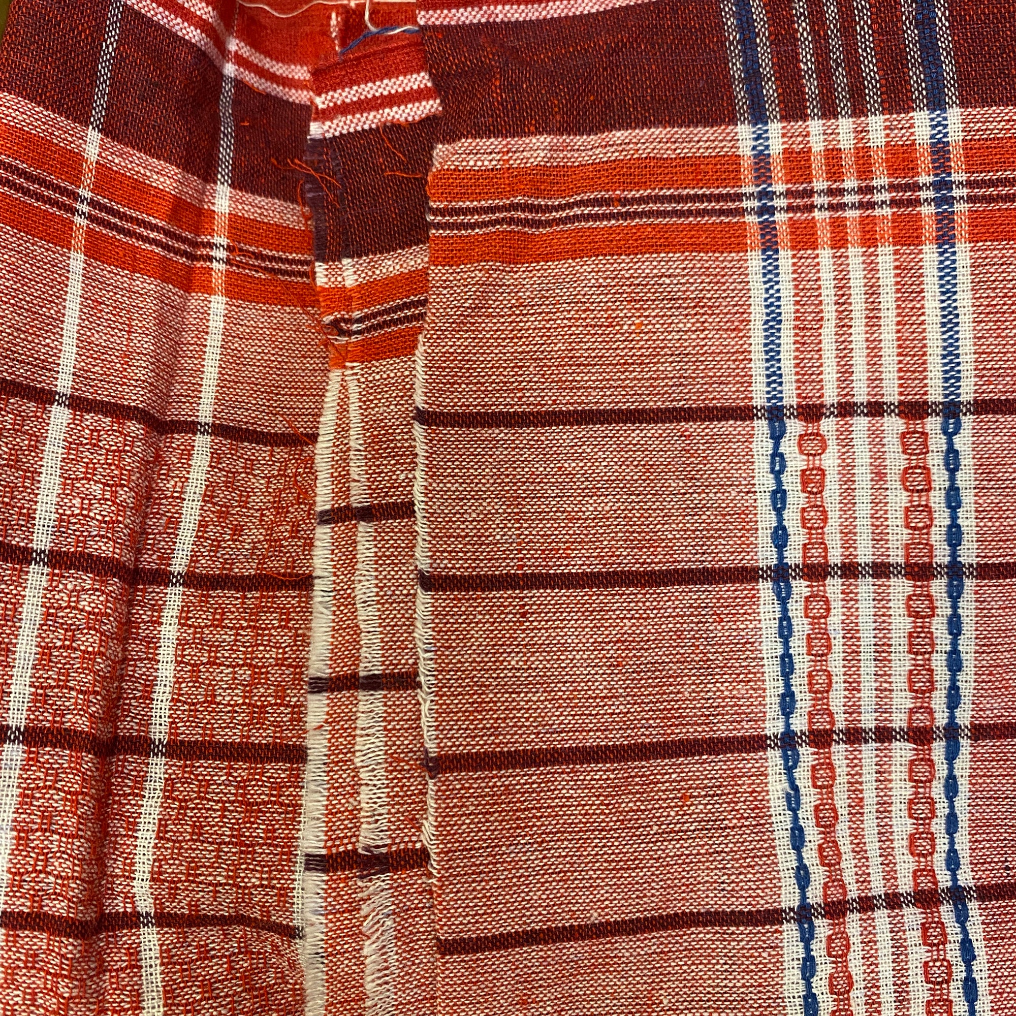 Plaid Gamcha Towel - Vintage India NYC