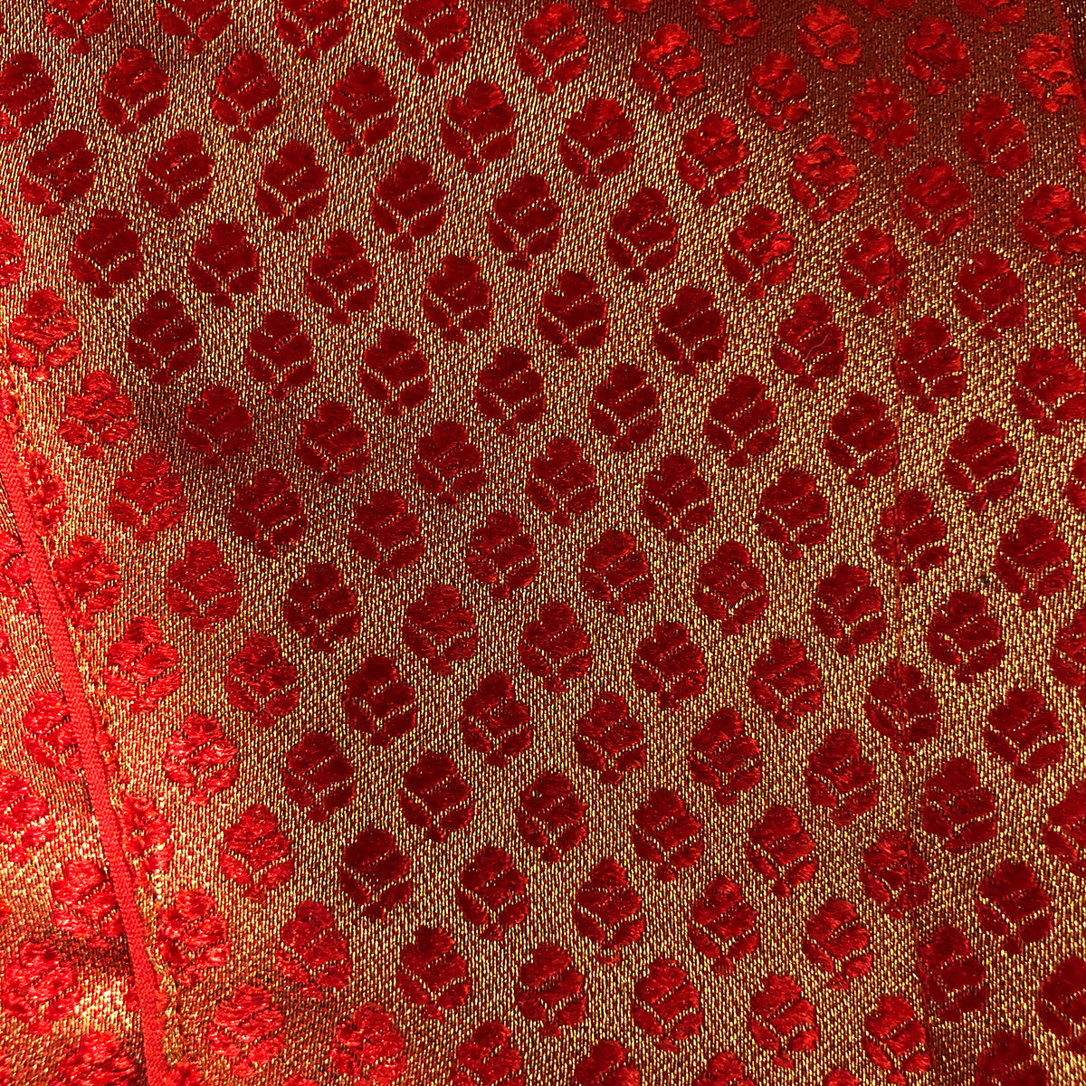 RI Leaf Brocade Plus Size - Vintage India NYC