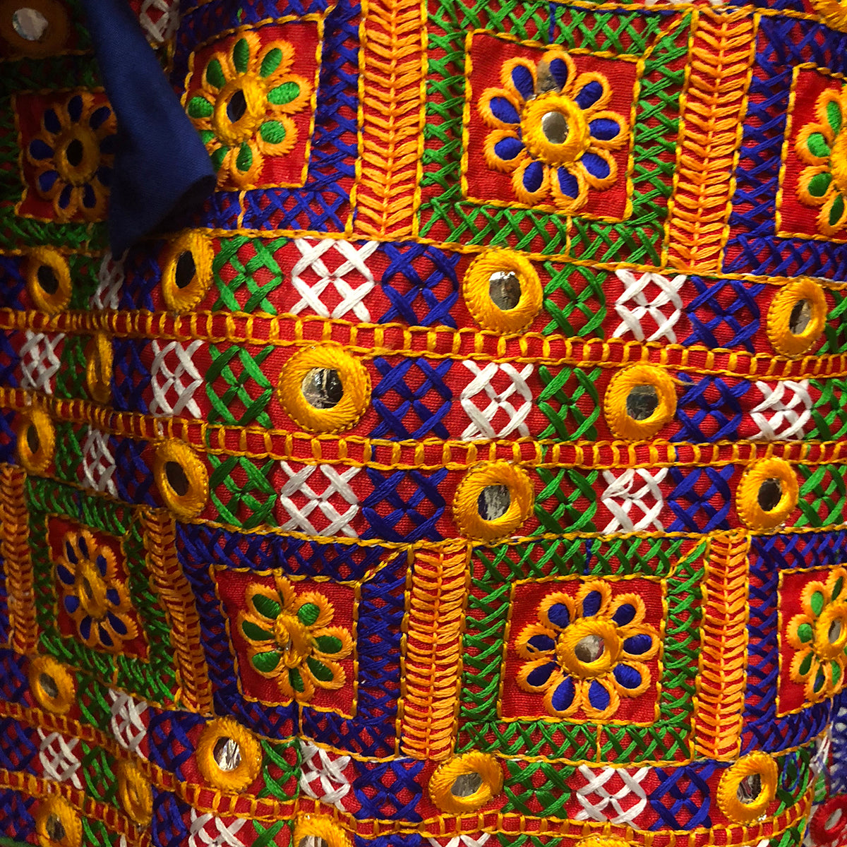 IE Mirrorwork Choli Blouse - Vintage India NYC