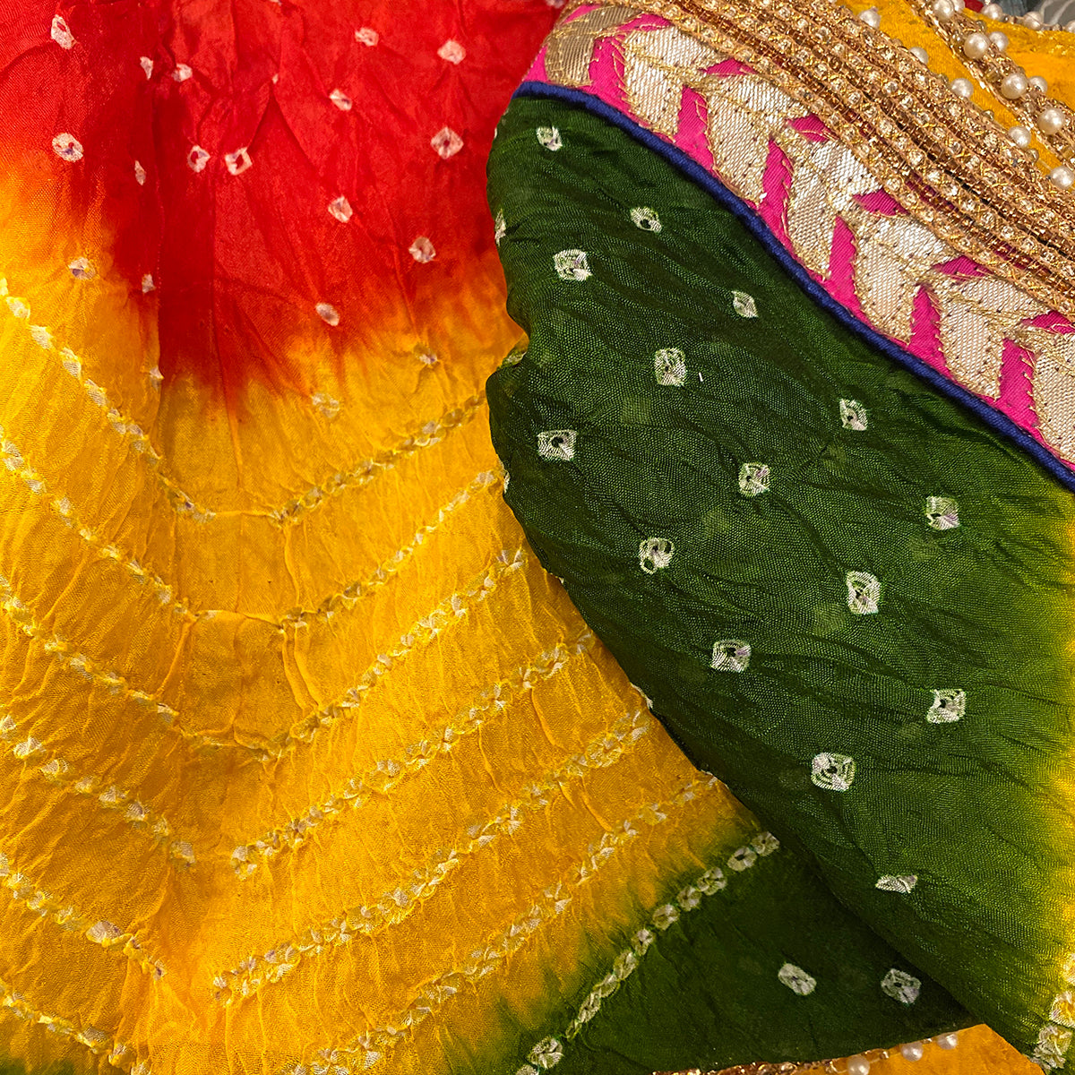 IE Bandhani Scarves - Vintage India NYC