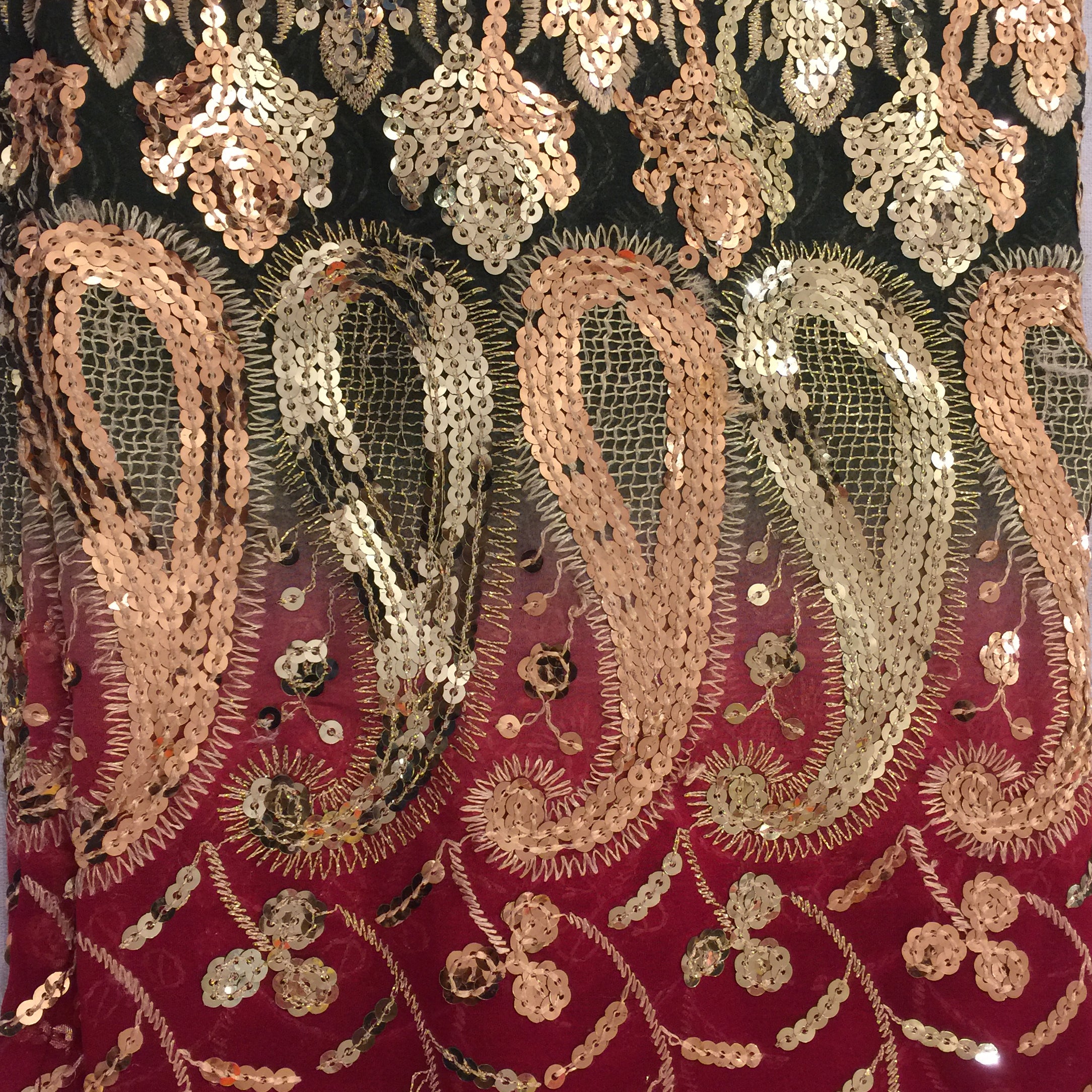 Single Curtains-Reds - Vintage India NYC
