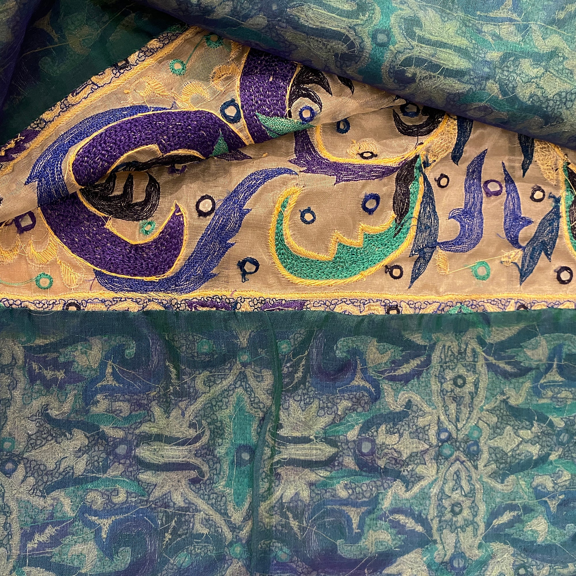 Vintage Heavy Work Rohit Bal Dupatta - Vintage India NYC