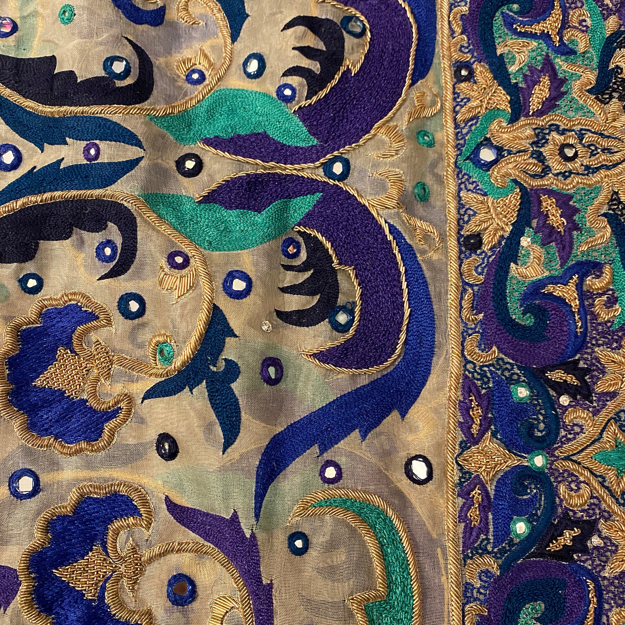 Vintage Heavy Work Rohit Bal Dupatta - Vintage India NYC