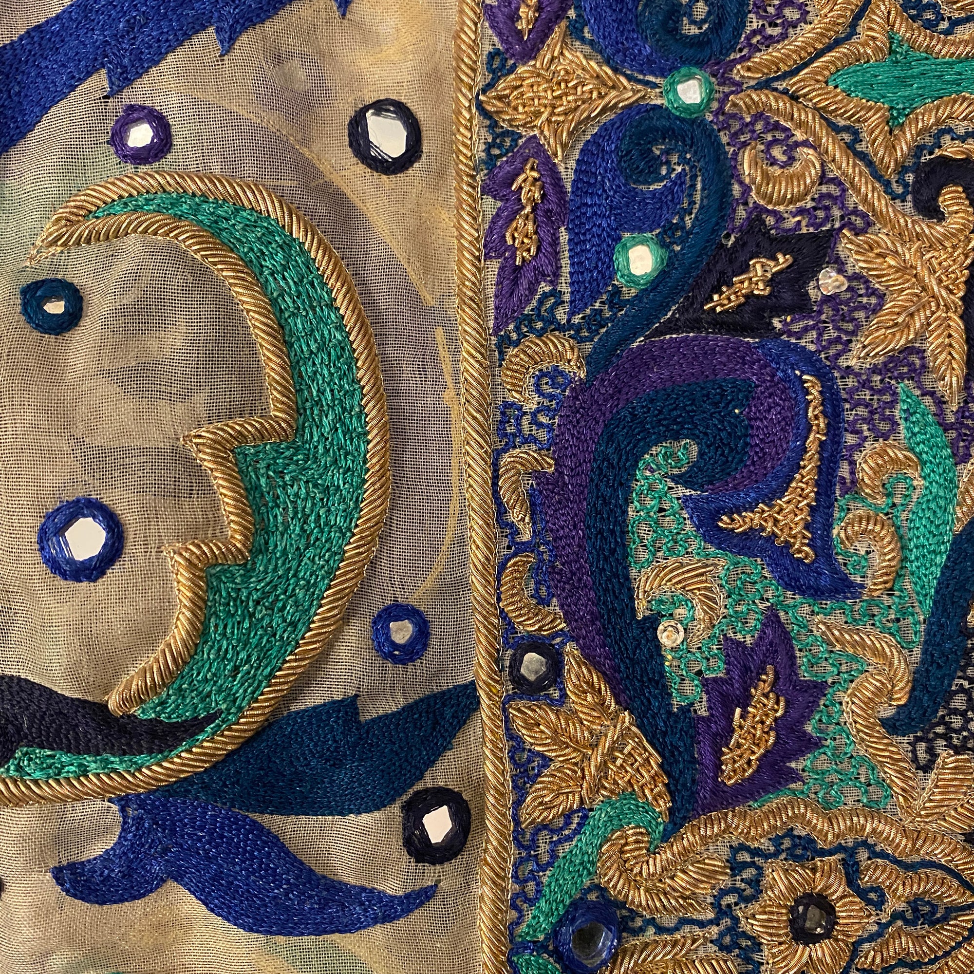 Vintage Heavy Work Rohit Bal Dupatta - Vintage India NYC